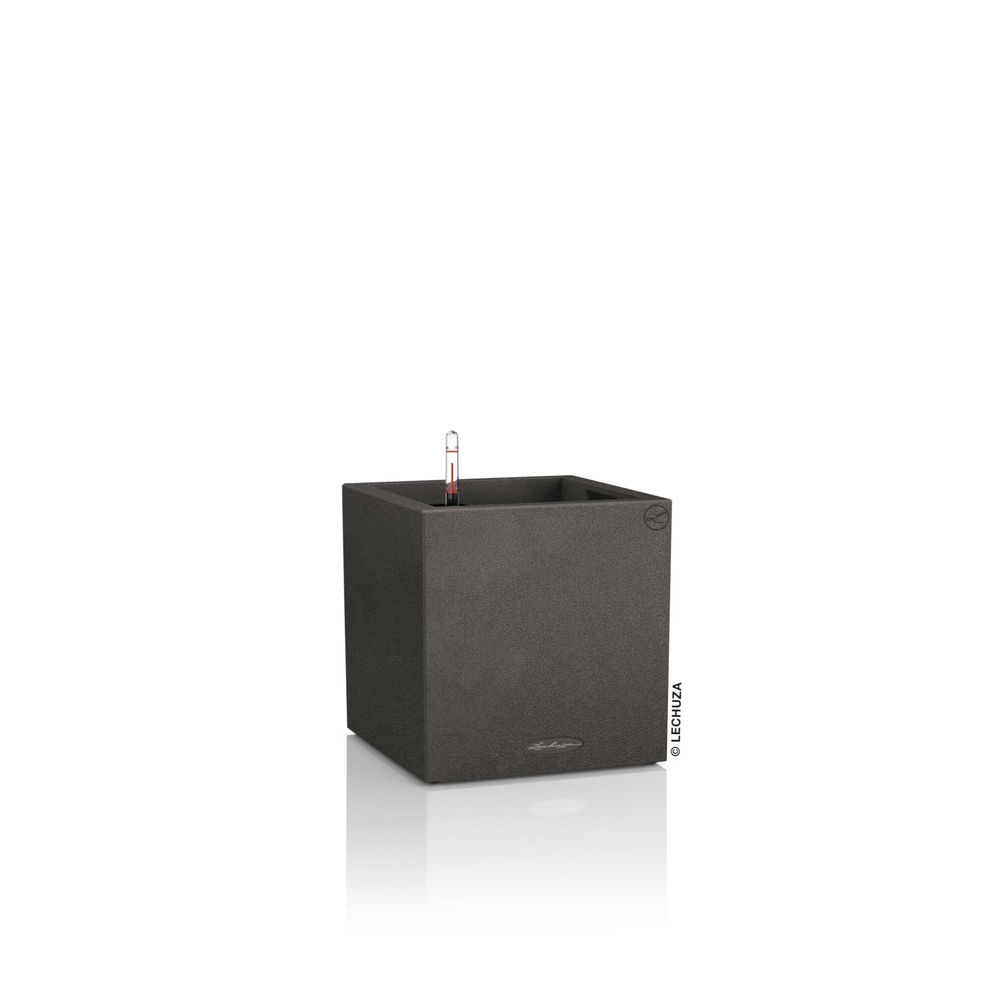 LECHUZA CANTO Stone 30 low grafite nero 13702