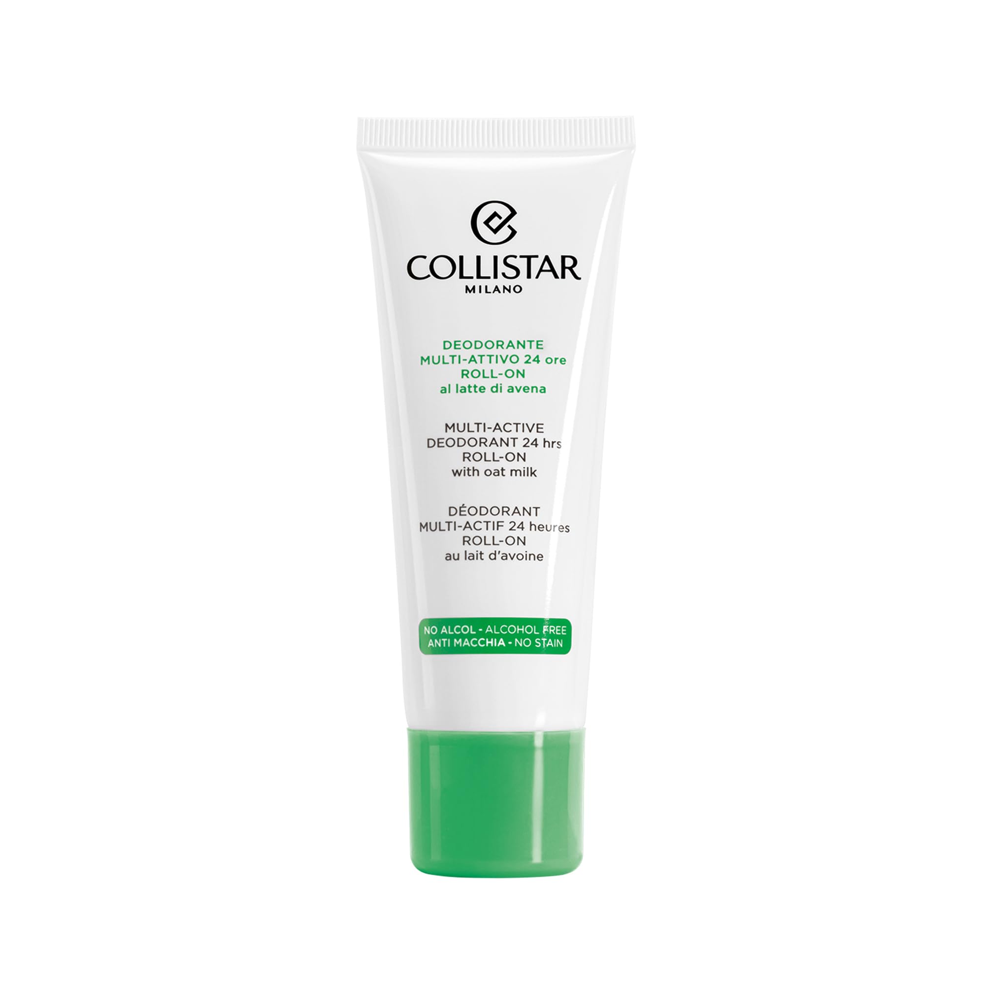 Collistar Deodorante Multi-Attivo 24 Ore Roll-On al Latte di Avena, 75 ml