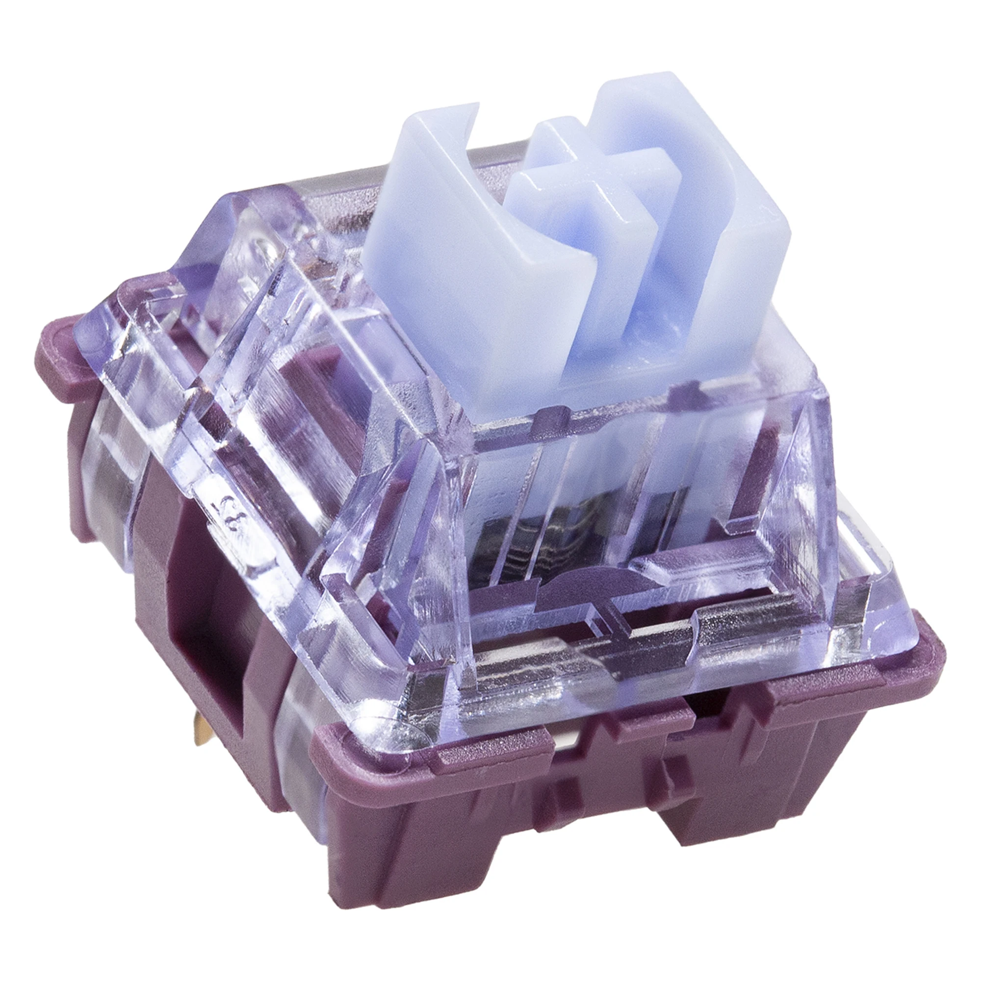 CIY Aqua Switch interruttore lineare 37g 47g per tastiera meccanica da gioco viola 70M PC POM interruttore dell'acqua a molla lunga blu Pre Lubed