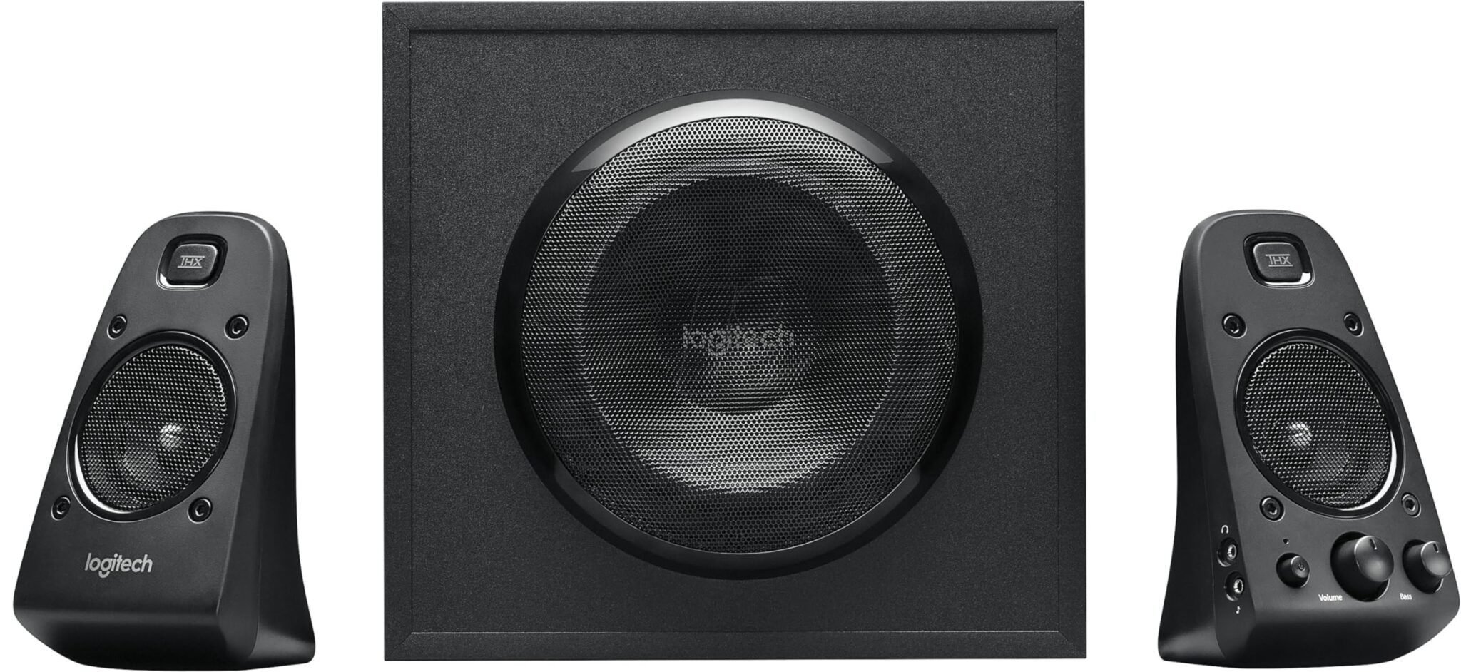 Logitech Z623 THX Sistema di Altoparlanti 2.1 con Subwoofer | Certificazione THX, 400 Watt, Bassi Profondi, Multi-Dispositivo, 3.5 mm, RCA, Presa EU/IT, PC/Console/TV - Nero