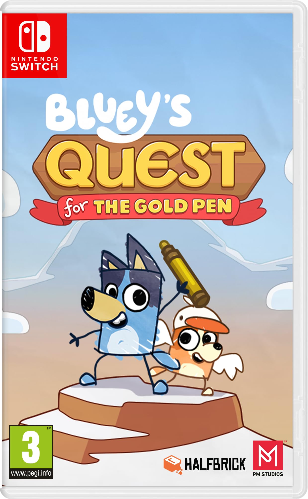 Bluey's Quests for the Gold Pen - Switch