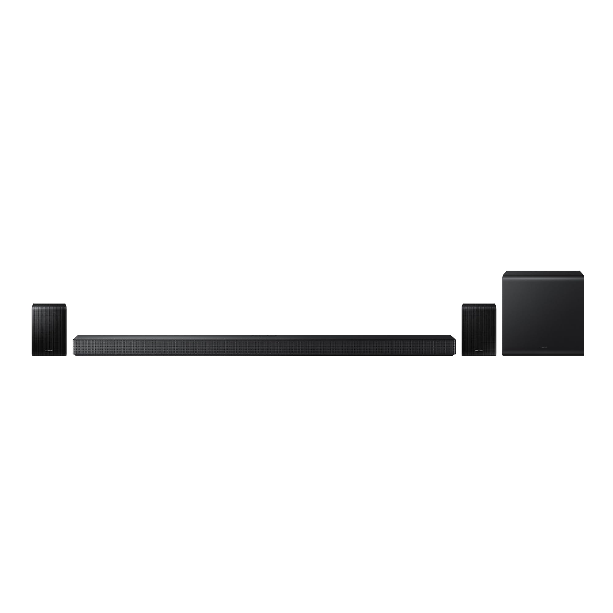 Samsung Soundbar HW-QS750F/ZF Serie QS, 10 Speaker, Wireless, Convertible, Dolby 5.1ch, Audio a 5.1.3 Canali, DTS Virtual:X, Surround Sound Expansion, Q-Simphony,Titan Black, 2025