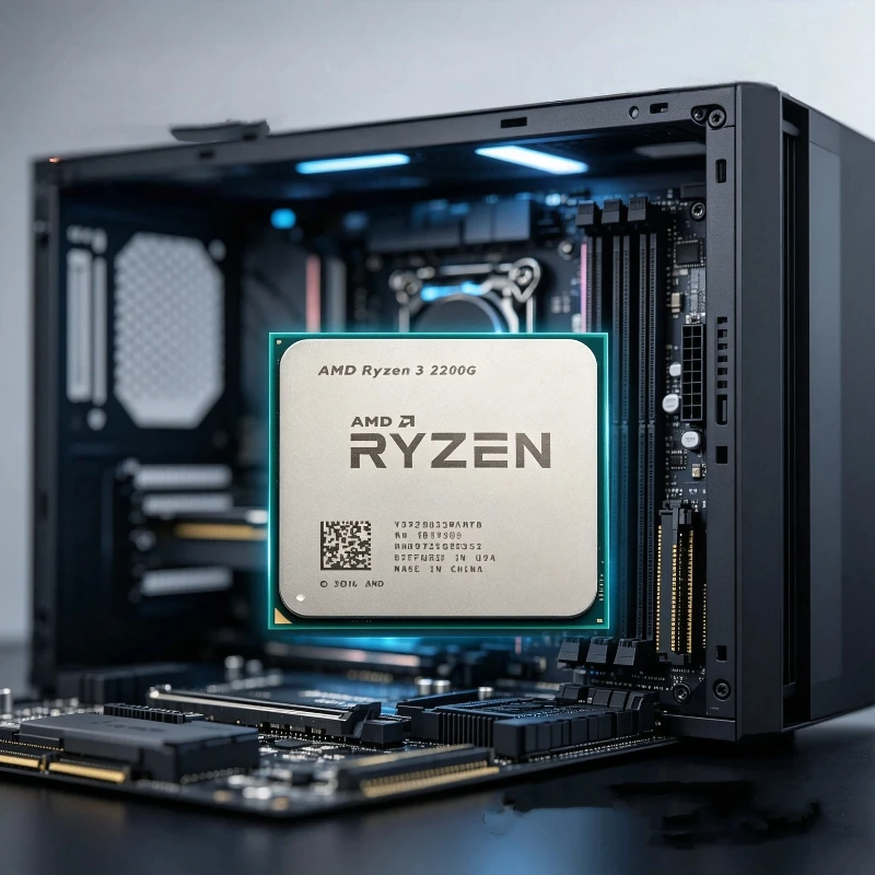 AMD Ryzen 3 2200G 3.7GHz Boost 4MB Cache Vega 8 Graphics CPU in Confezione Tray