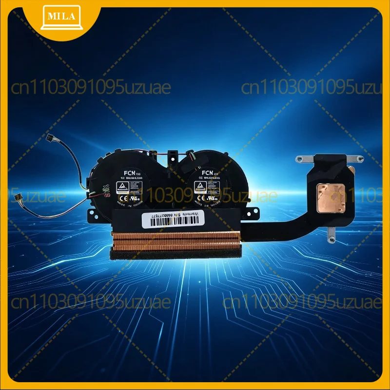 Ventola di raffreddamento CPU e dissipatore di calore per laptop Lenovo Yoga C740-15IML 81TD 5H40S19962 AT1FH001FF0 FLMU DFS1507053H0T Testato