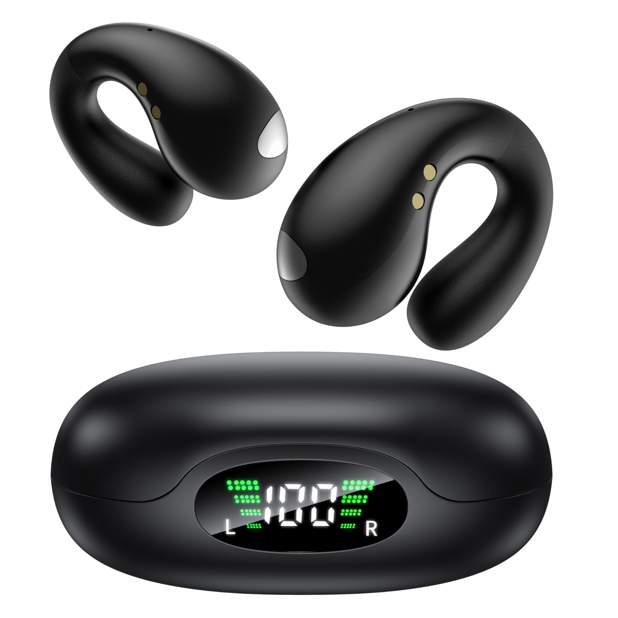 2026 Sports Cuffie Bluetooth 6.1 - Wireless Auricolari Clip Orecchio Elegante Auricolari ad Alte Prestazioni per Gli Amanti Degli Sport All'aperto con Caso di Ricarica,USB-C, IPX7…