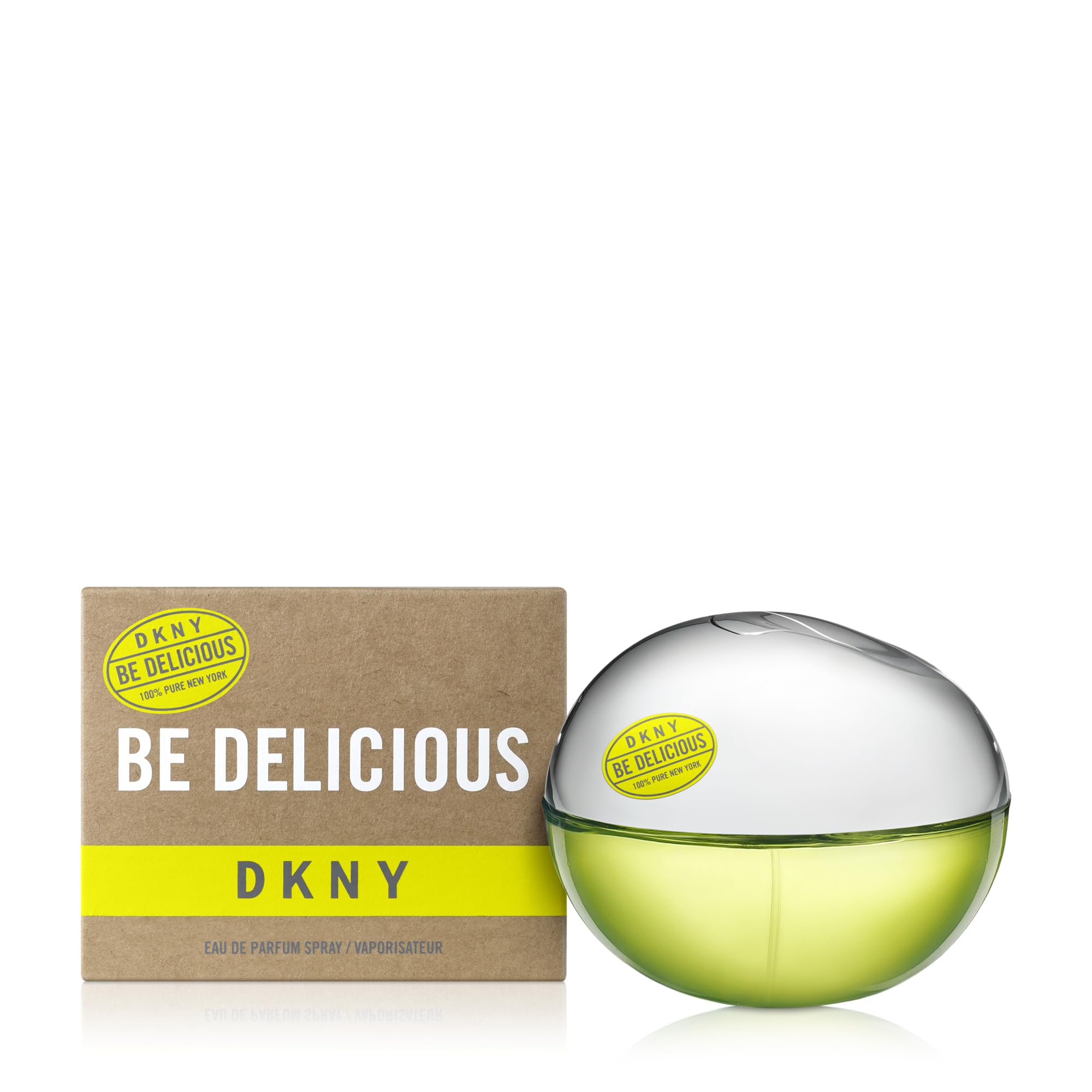 DKNY Be Delicious 100% Pure New York, Eau de Parfum, Profumo Floreale, 50ml