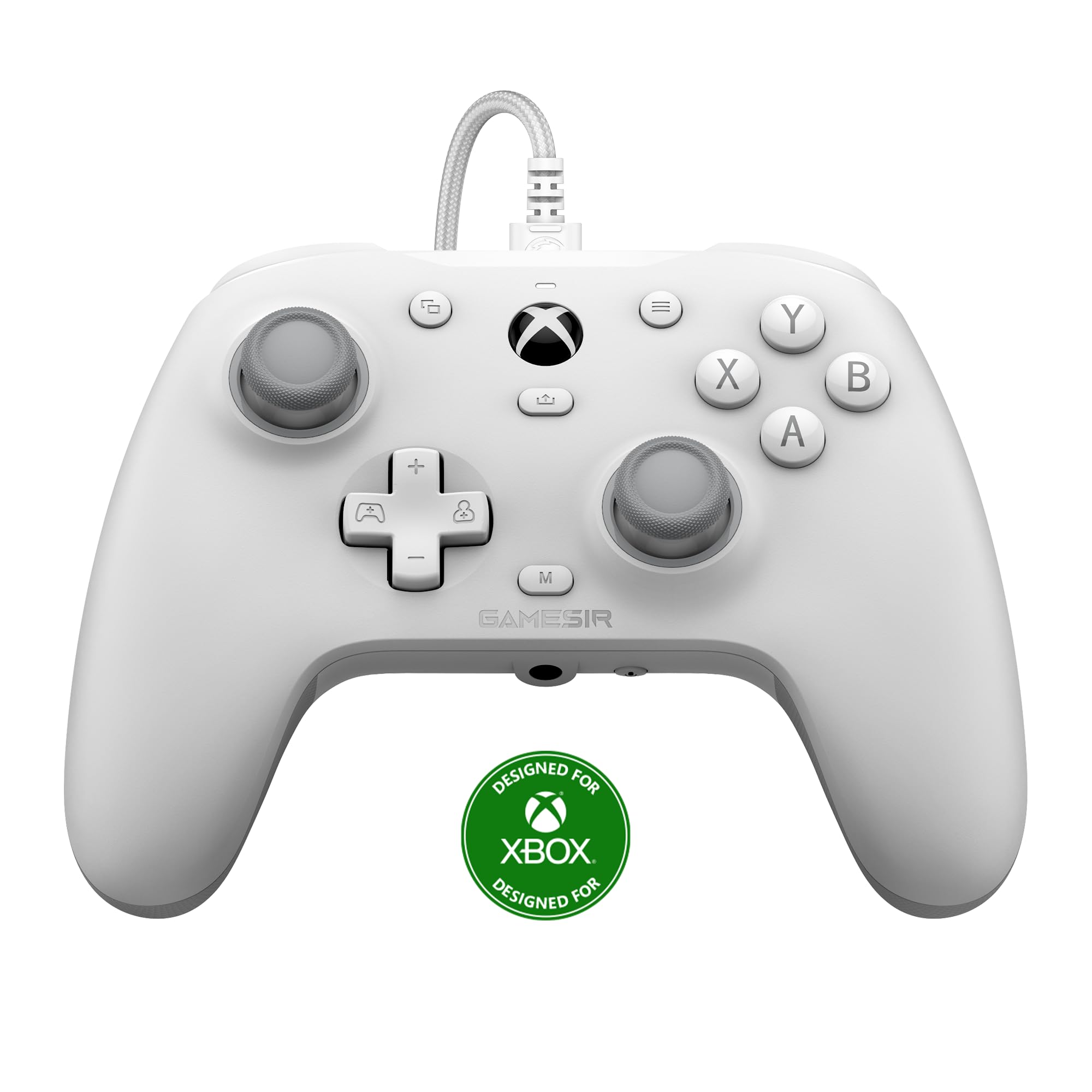 GameSir G7 HE Controller con Cavo per Xbox e PC, Levette Effetto Hall,White | licenza ufficiale per Xbox Series X|S, Xbox One, Windows 10|11, PC, controller per videogiochi con st…