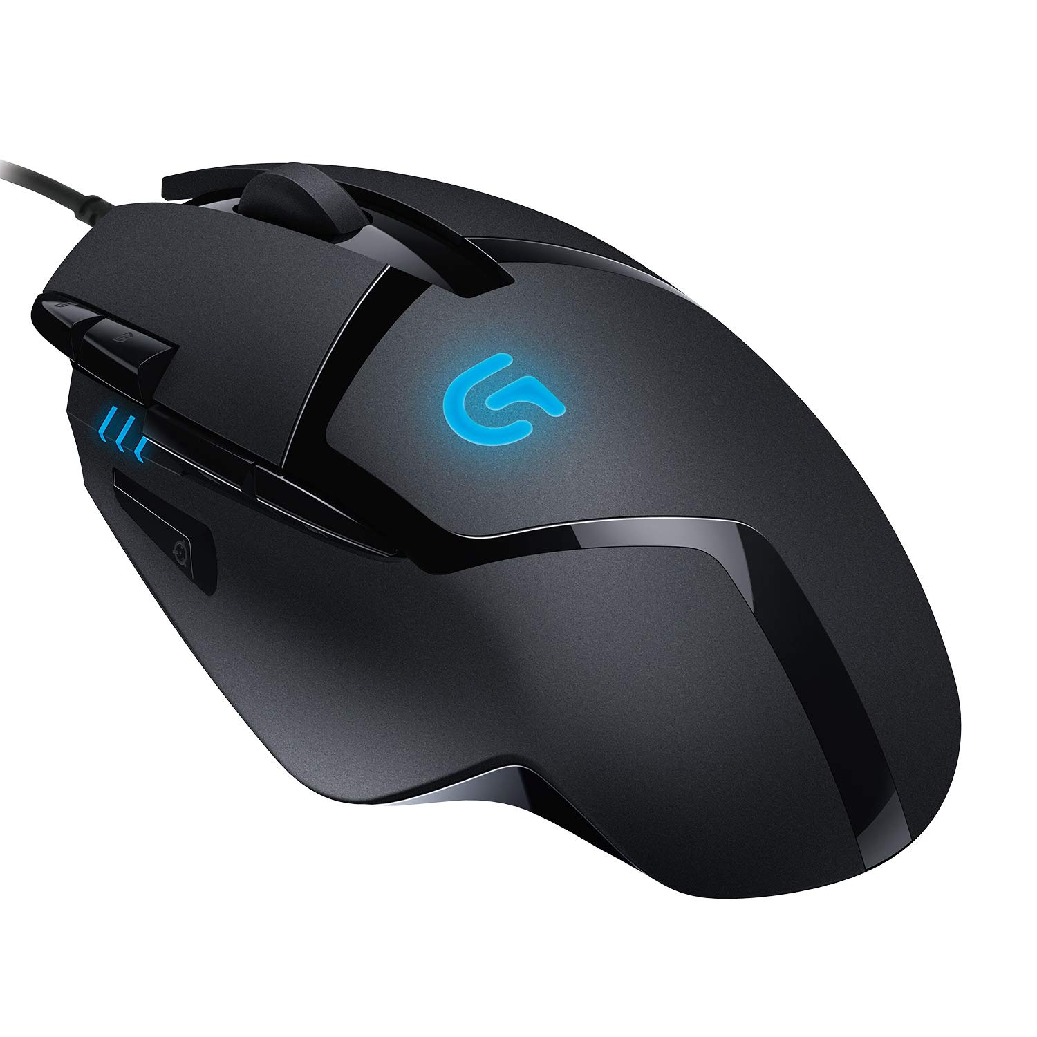 Logitech G G402 Mouse Gaming Hyperion Fury | 4.000 DPI, Design Leggero, 8 Pulsanti Programmabili, Compatibile con PC/Mac/Laptop, PC/Mac - Nero