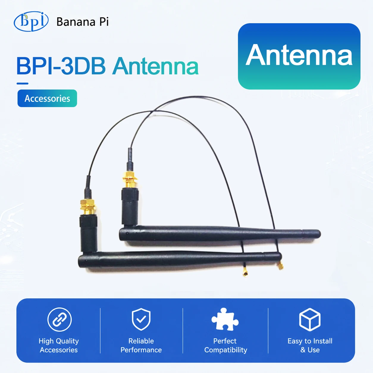 Antenna WiFi Banana Pi 3DB per accessori per schede Banana Pi
