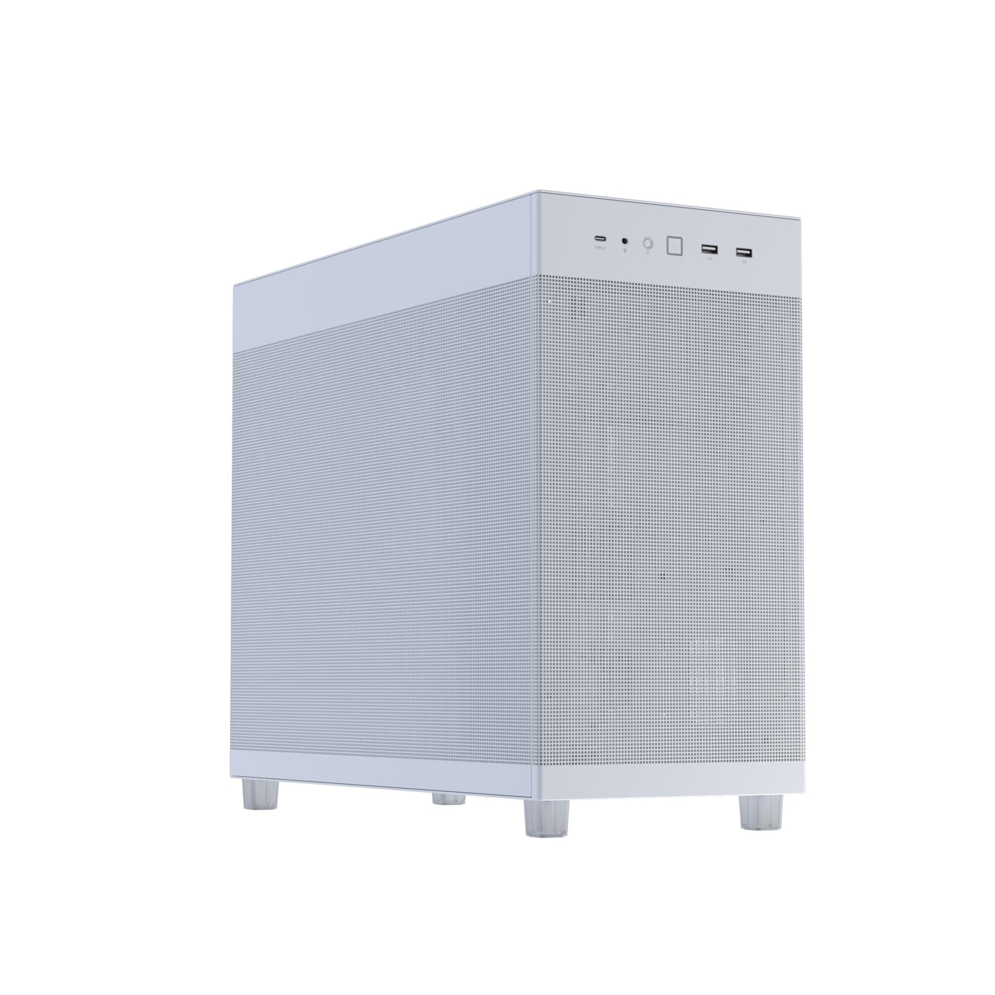 ASUS PRIME AP303 MESH WHT, Case ATX Bianco, Pannello Retato | 44 Litri, Supporto per Schede Grafiche fino a 360mm e Radiatiori fino a 360mm e 60mm di Spessore, Porta USB-C da 20Gb…