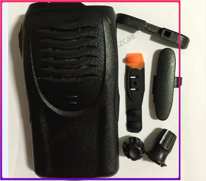 5 Pezzi per Walkie-Talkie K TK3160 TK2160, Custodia Frontale con Copri-Manopola, Copertura Antipolvere, Cover Posteriore