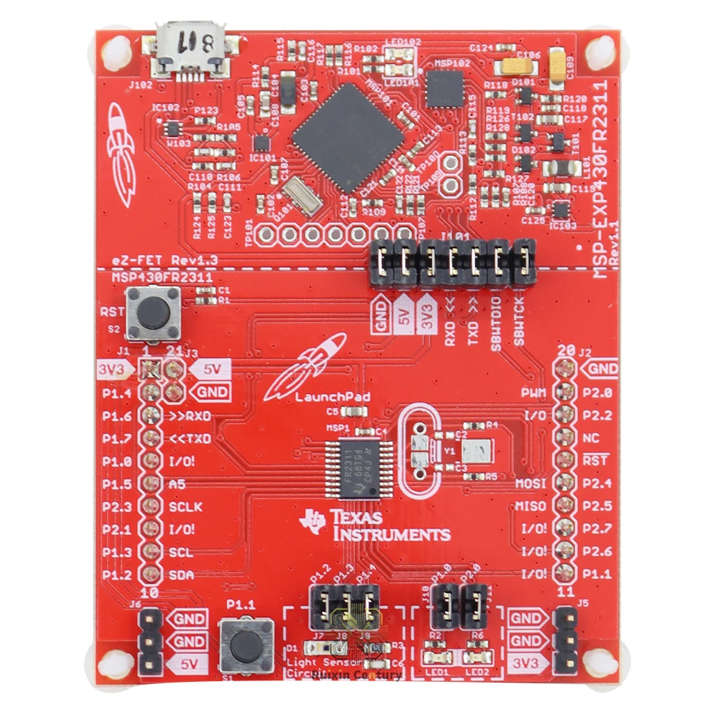 Kit di Sviluppo LaunchPad FOR TI MSP-EXP430FR2311 MSP430FR2311, 16-Bit 16MHz 4KB FRAM eZ-FET EnergyTrace, Scheda BoosterPack a 20 Pin