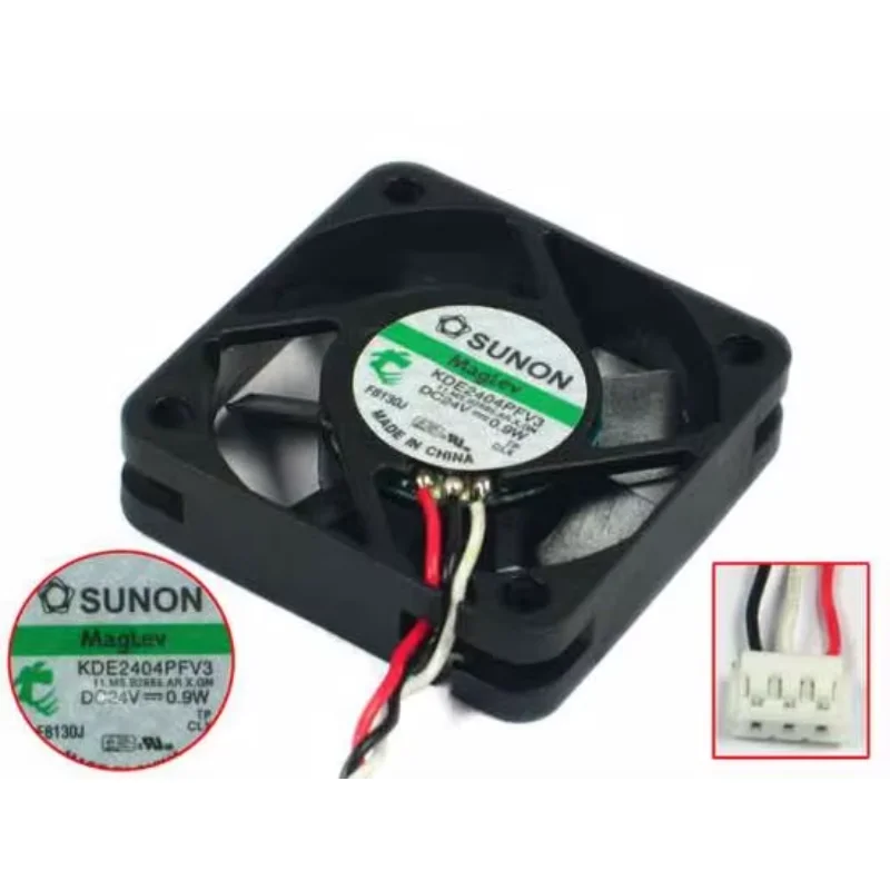 SUNON KDE2404PFV3 11.MS.B2885.AR.X.GN Ventola di raffreddamento per server a 3 fili CC 24 V 0,9 W 40x40x10 mm