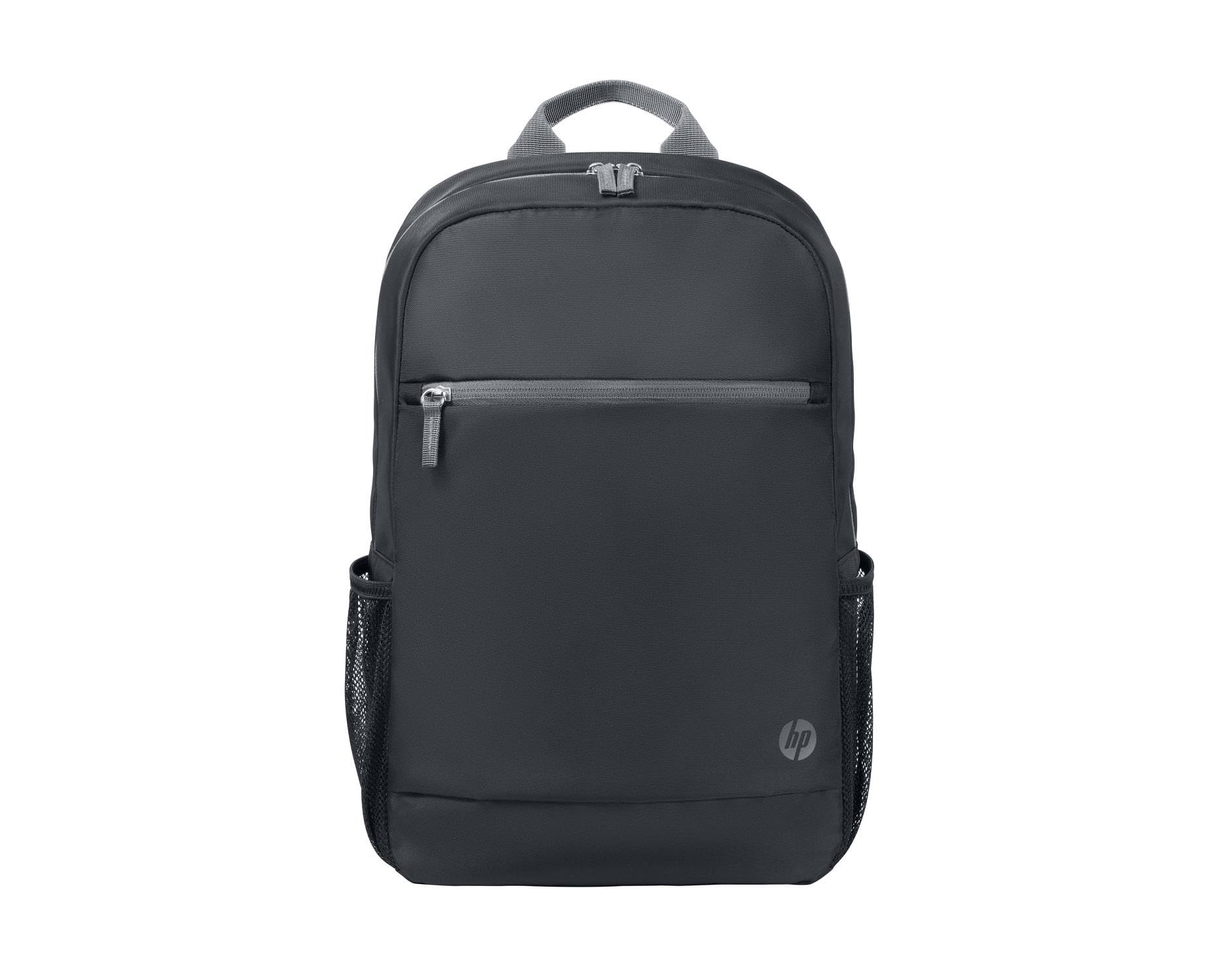 HP Zaino per Notebook fino a 15.6", Diverse Tasche Interne e Esterne, Vani e Scomparti Imbottiti, Resistente all'Acqua, Comodo e Durevole, Creato con Materiale Riciclato, Grigio/N…