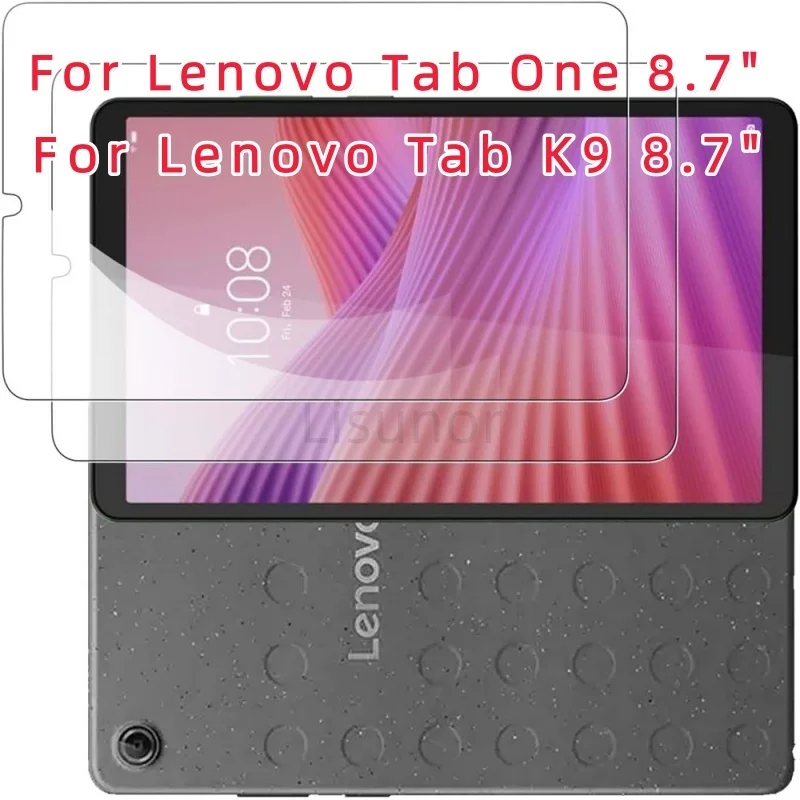 2PCS 9H Protezione per schermo in vetro temperato per tablet per Lenovo Tab One o K9 8.7 pollici TB-305 305FU 305XU Pellicola protettiva antigraffio