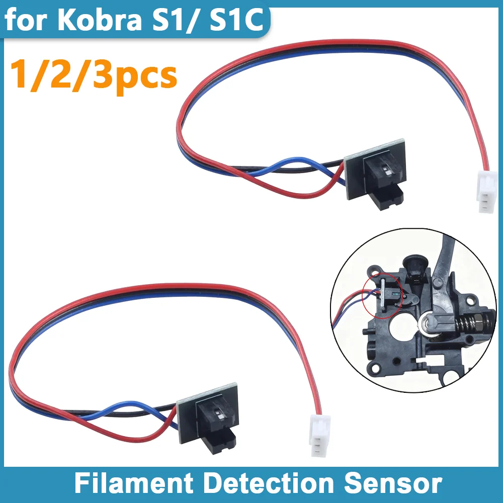 Sensore di Rilevamento Filamento di Ricambio per Kobra S1/S1C, Scheda PCB e Cavo per Stampante 3D Anycubic S1