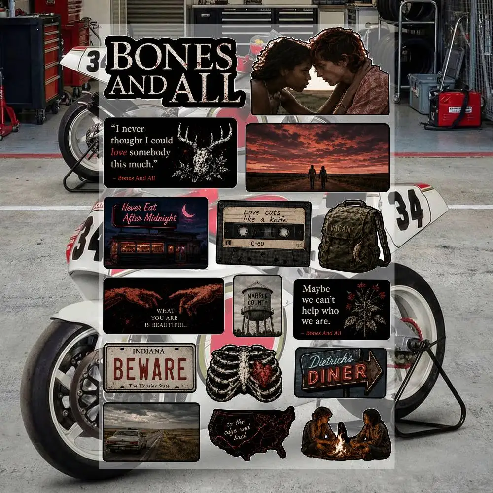 Adesivi in Vinile Impermeabili B-ones A-nD- A-L-L- per Auto, Moto, Bici, Skateboard, Laptop, Bottiglia, Telefono