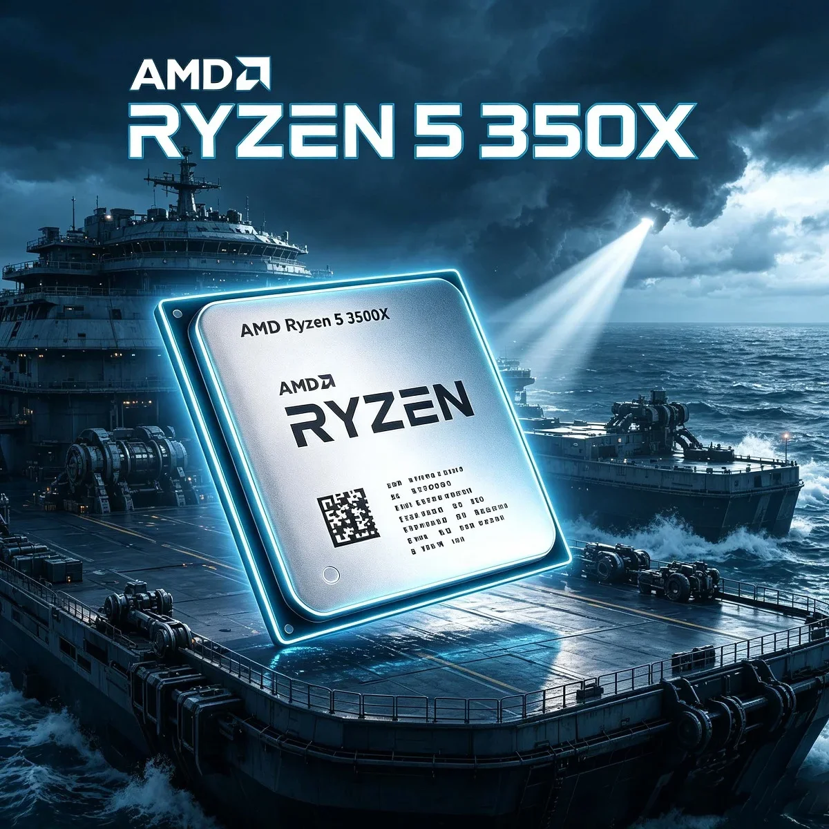 Processore Desktop AMD Ryzen 5 3500X R5 3500X Socket AM4, 3.6GHz, 6-Core 6-Thread, 7NM, L3 32M, 65W, Senza Confezione