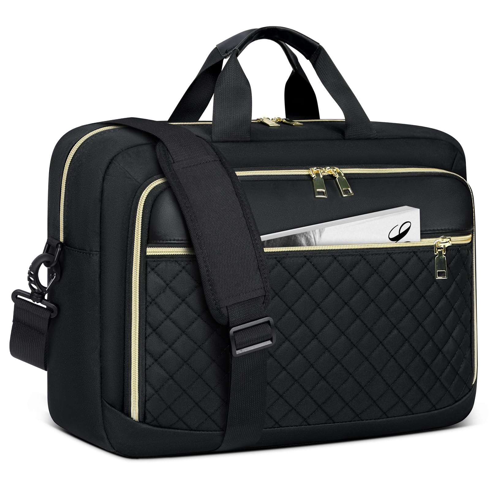 NEWHEY Borsa Porta PC Donna 17.3 Pollici Borsa da Lavoro per Insegnante | Impermeabile Borsa Computer Grande Borsa Messenger Valigetta Portadocumenti Cartella Maestra per Ufficio,…