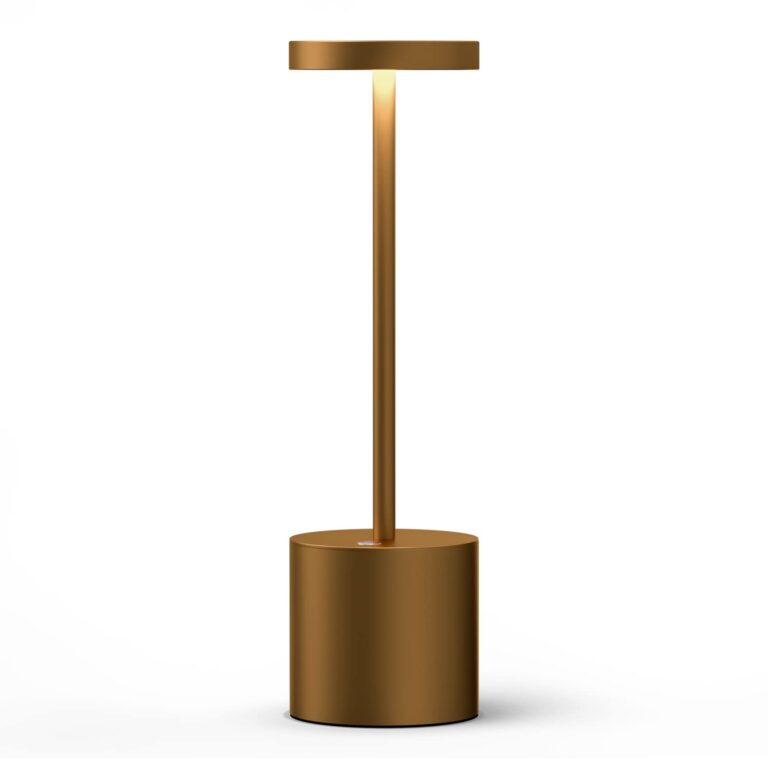 SLSMD Lampada da tavolo senza fili LED Ricaricabile Dimmerabile 5000mAh 3 Modalità di Luce Uso Interno/Esterno batteria Lunga Durata Trasportabile USB-C Lampada da tavolo (Titanio)