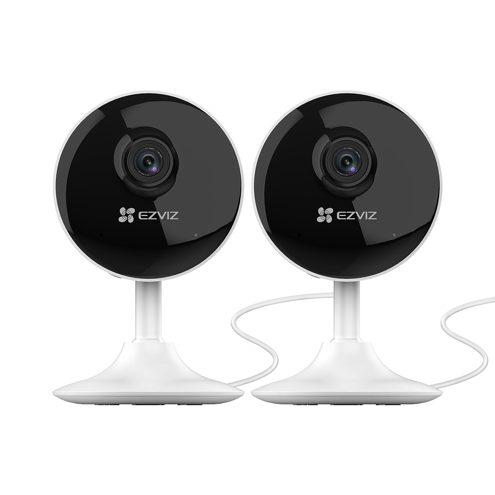 EZVIZ C1C Telecamera da Interno Wifi IP Camera 1080p Grandangolare visione notturna avviso movimento audio ad due vie grandangolare app mobile compatibile con Alexa confezione for…