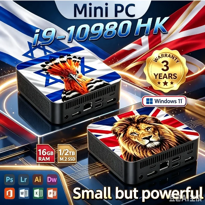 Mini PC da Gaming Portatile ad Alte Prestazioni Intel Core i9‑10980HK 16GB RAM 1TB SSD WiFi6 Bluetooth 5.2 Computer Desktop per Gamer