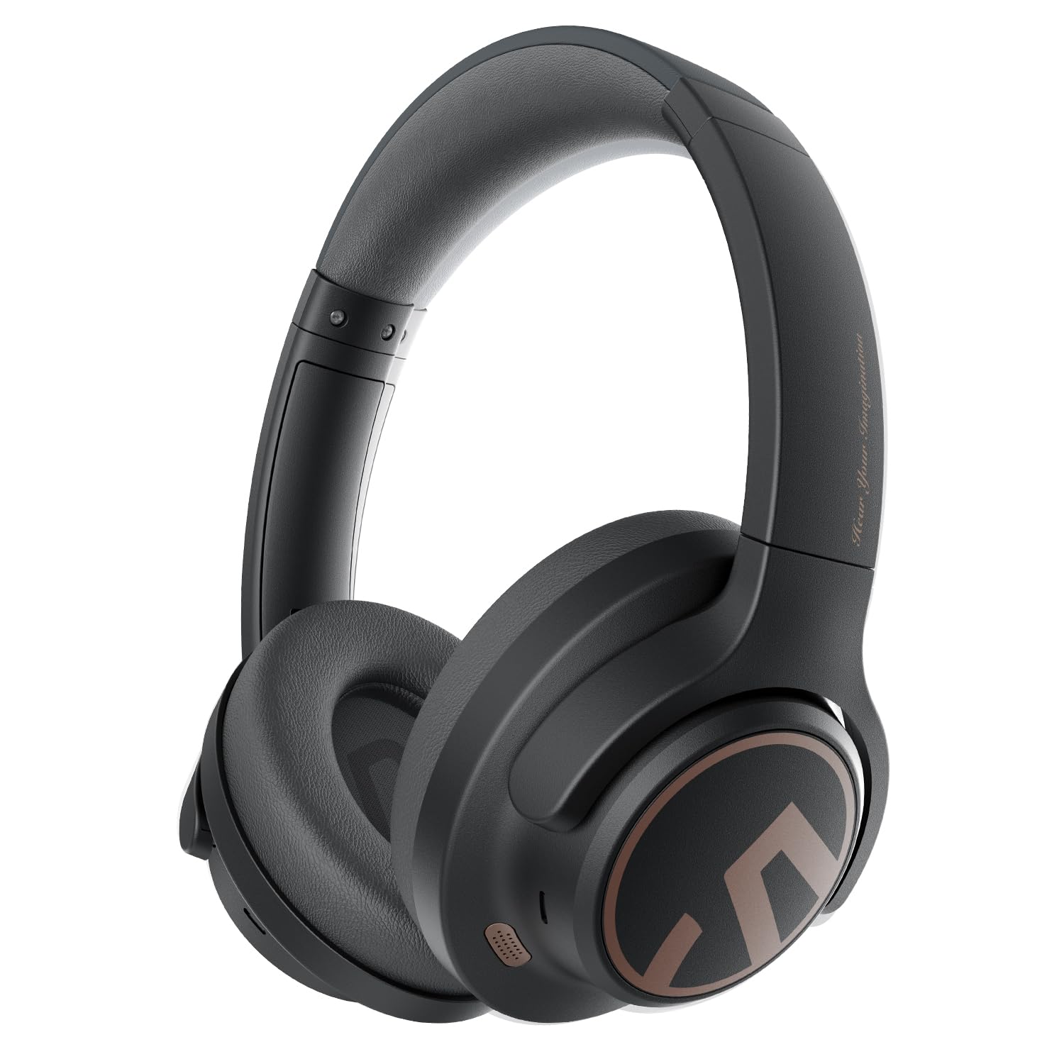 SoundPEATS Space Cuffie Bluetooth 5.3 Over-Ear, Archetto Pieghevole, ANC Ibrido 35 dB, Driver 40mm, ENC per Chiamate, Multipoint, 123 Ore Autonomia Ricarica Rapida