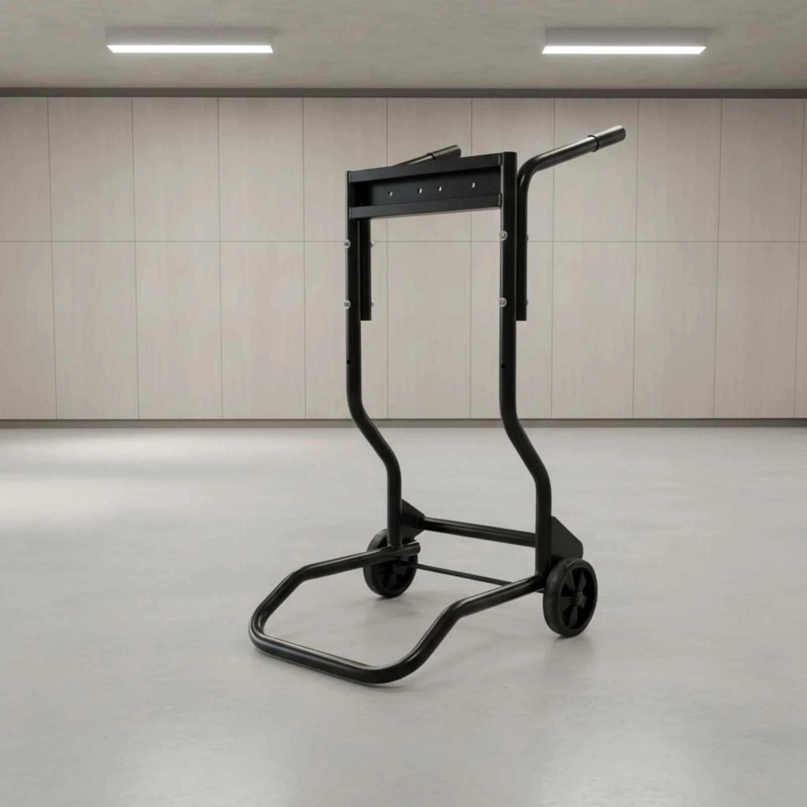 Carrello Porta Motore Fuoribordo Affidabile in Acciaio, Carrello Pieghevole per Esposizione, Facile da Montare per Spostare Motori in Aree di Servizio