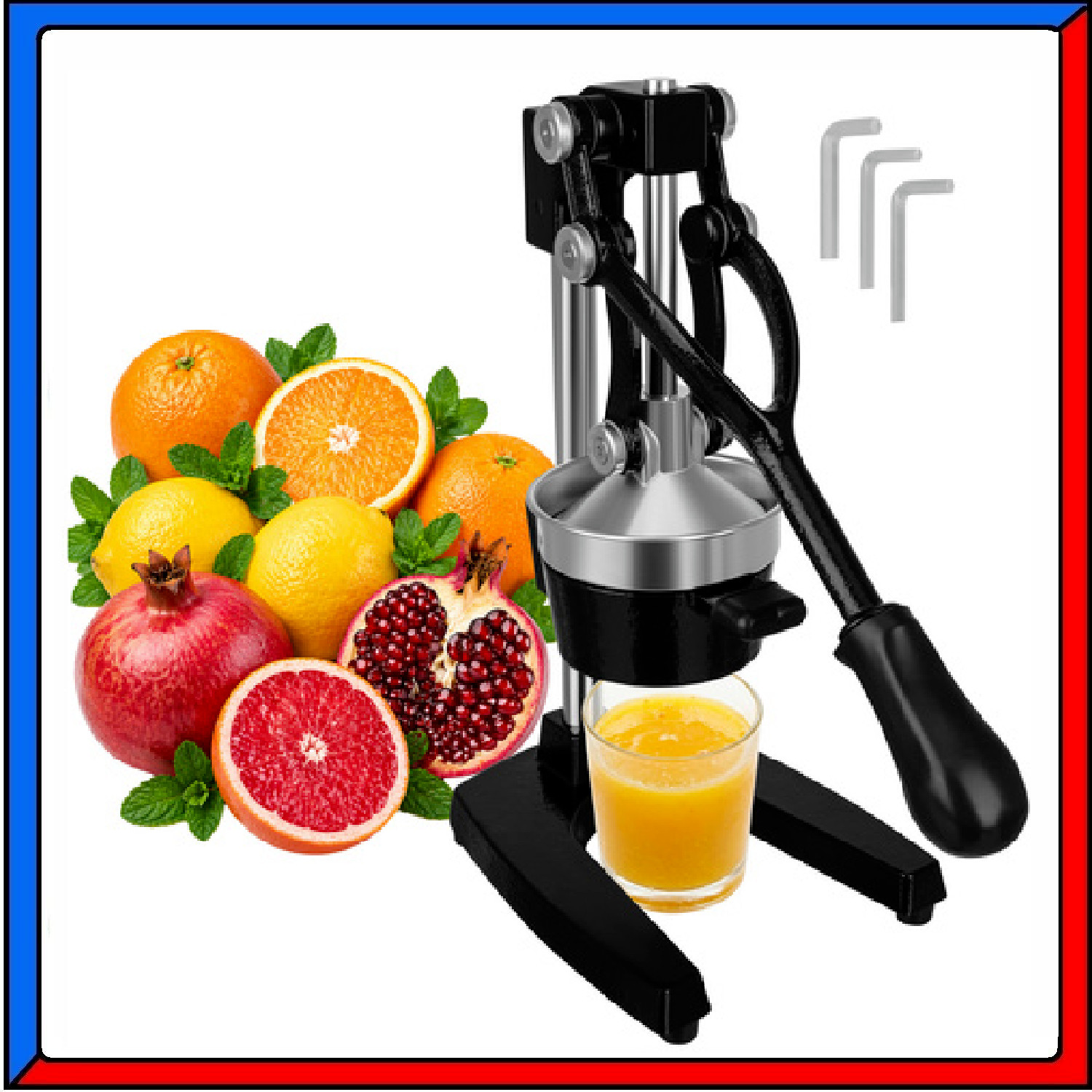 Spremiagrumi Manuale Spremi Melograno Limoni Arance Agrumi Professionale 40cm