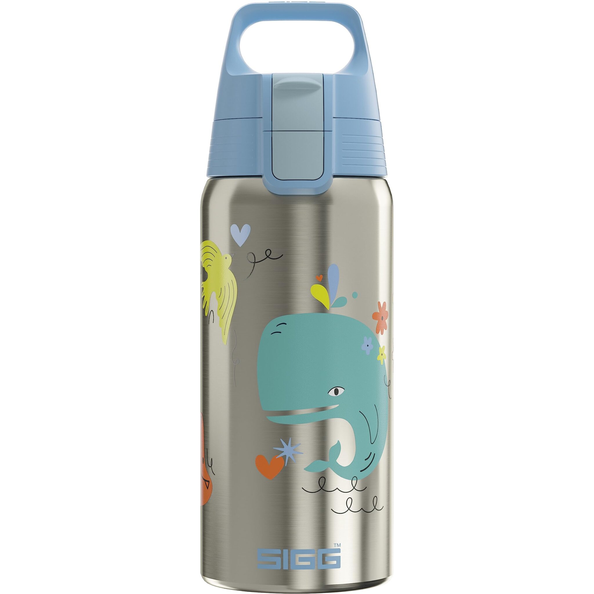 SIGG - Borraccia Termica Bambini - Shield One Therm Bevande gassate - Ermetica - Lavabile in lavastoviglie - Senza BPA - Acciaio inossidabile riciclato al 90% - 0,5L