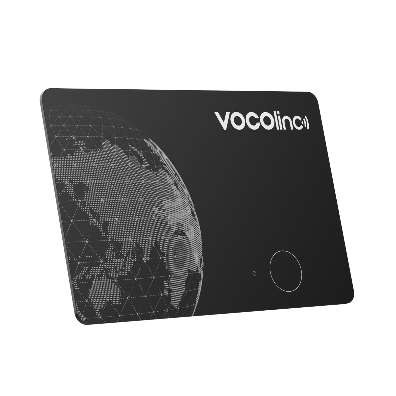 VOCOlinc Air Tag Card Compatibile con Android Google Funzioni Trova o iOS Apple Dov'è App, Ricaricabile Wallet Tracker Card Thin, Bluetooth Localizzatore per Portafoglio/Bagaglio/…