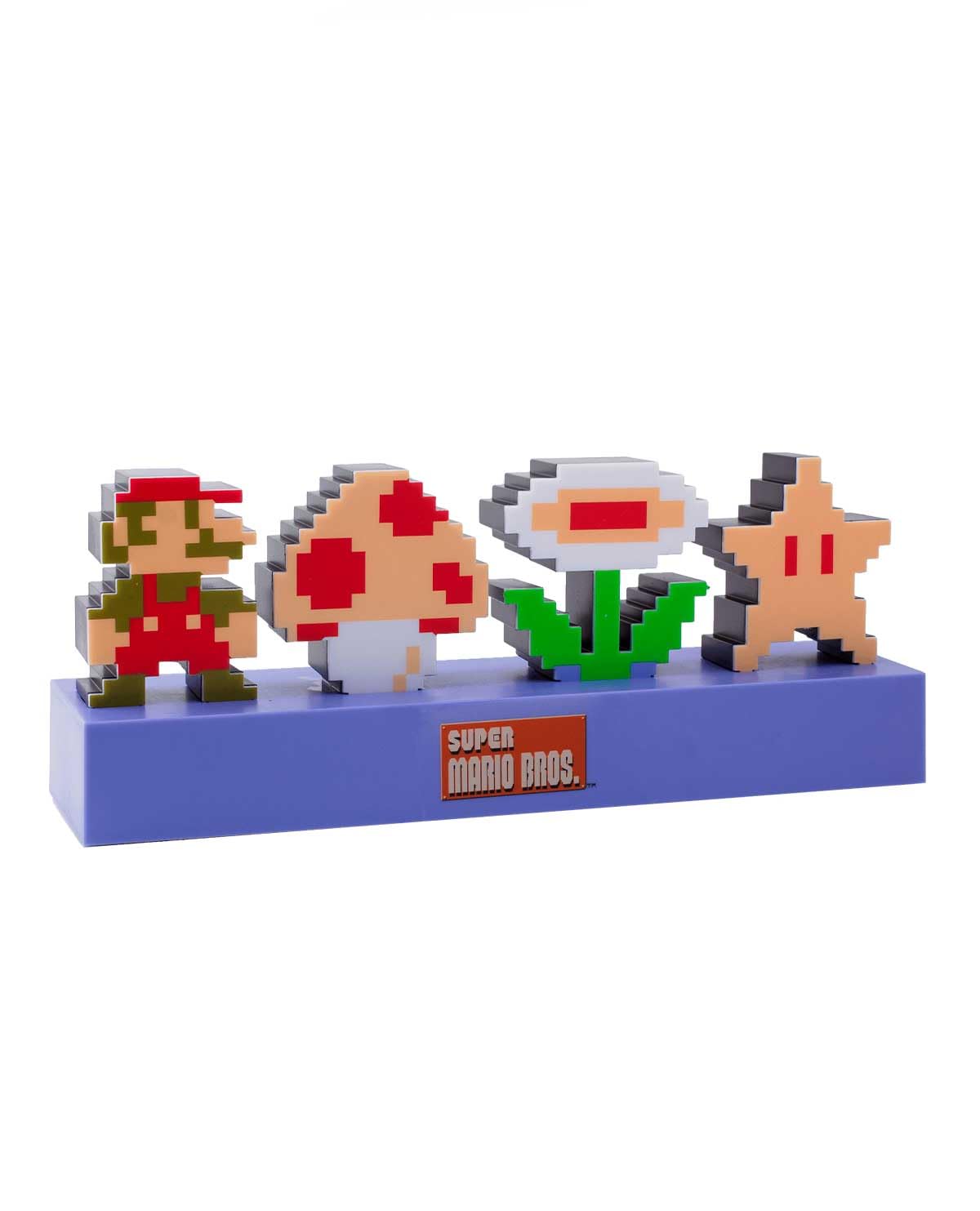 Luce Icone Super Mario Lampada Ufficiale Nintendo Reattiva al Suono, Decorazione Camera o Game Room