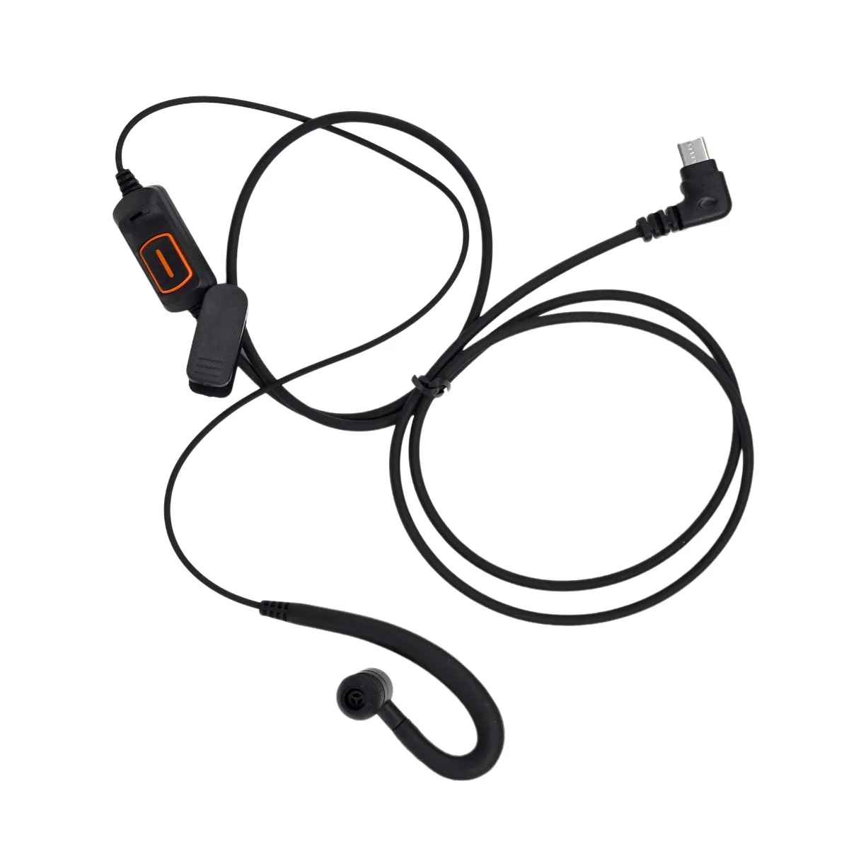 Auricolare Senhaix con connettore USB Type-C (stile C) per radio portatile GT12 GT-12, cuffia con microfono e tasto PTT