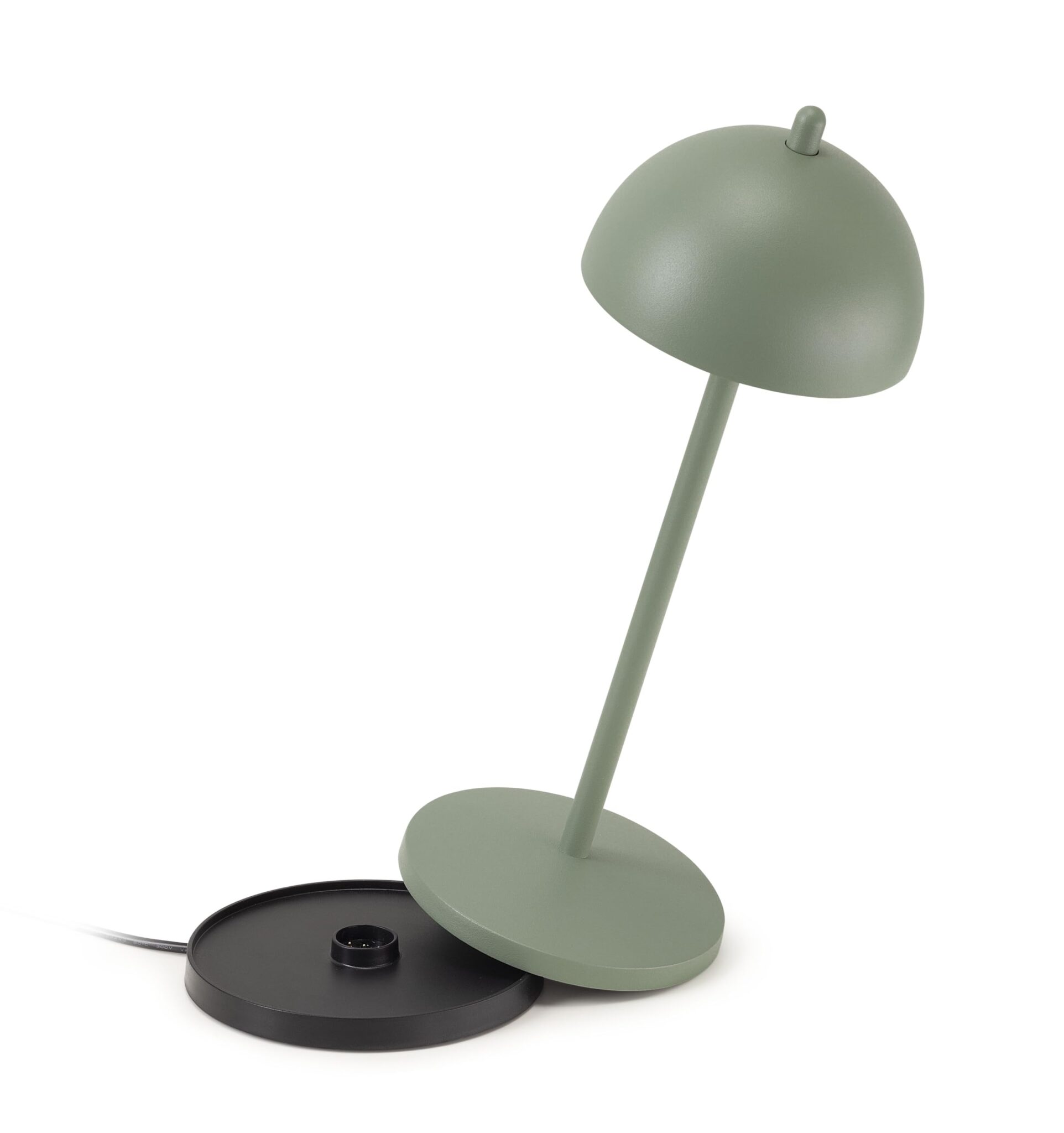 LA VILLE LUMIÈRE LVL EvaG Lampada da Tavolo Ricaricabile Senza Fili - Lampada LED Touch Dimmerabile da Interno/Esterno IP65 - Temp. Luce da 2200 a 3000K, Lunga Durata, Alluminio,…