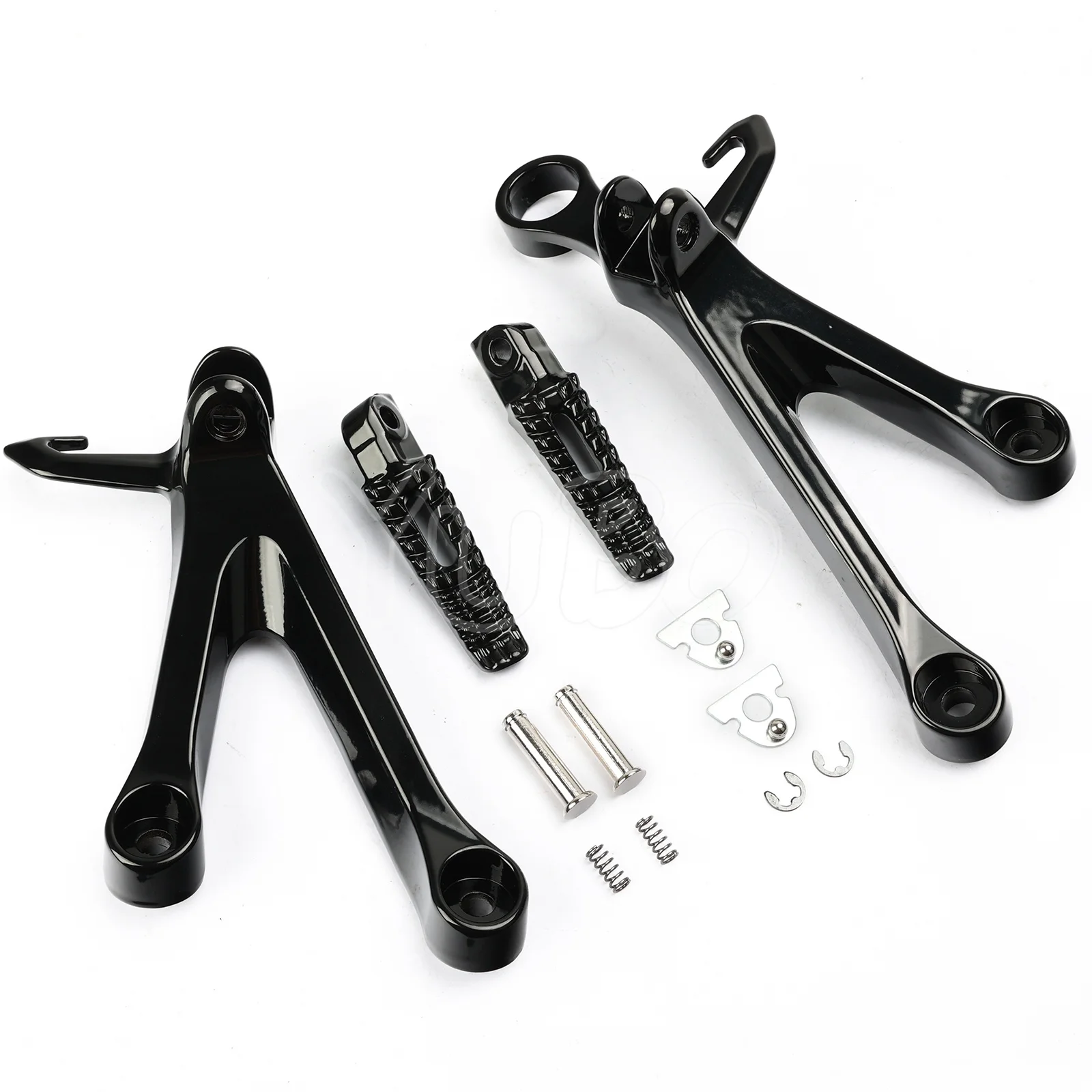 Set Pedane Poggiapiedi Posteriori Moto per Passeggero Suzuki GSXR1000 GSX-R1000 GSX R 1000 2017-2024 2018 19 20 21
