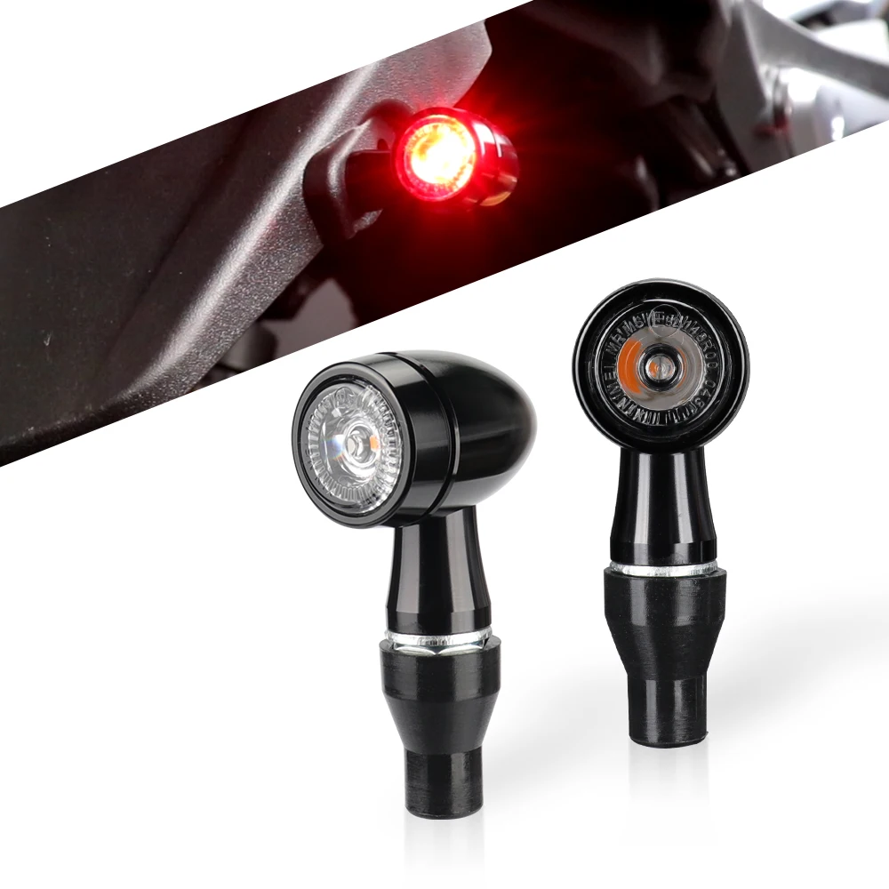 Kit Barra Luminosa LED Ambra per Indicatori di Direzione Posteriori per Moto Boulevard M109R M90