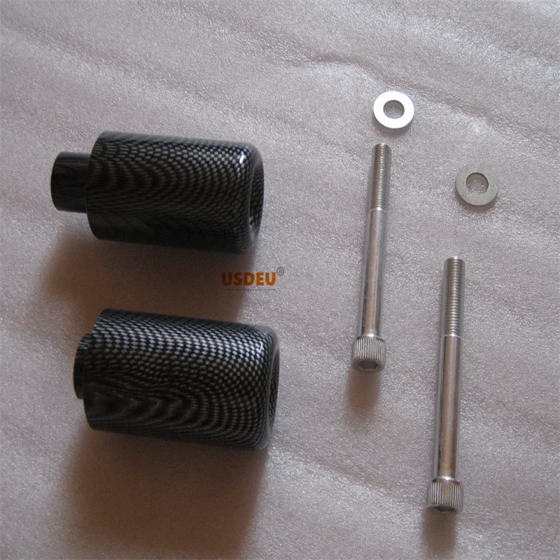 Protezione per cursori telaio moto per Suzuki GSXR 600/750 2004 2005 Fibra di carbonio nera