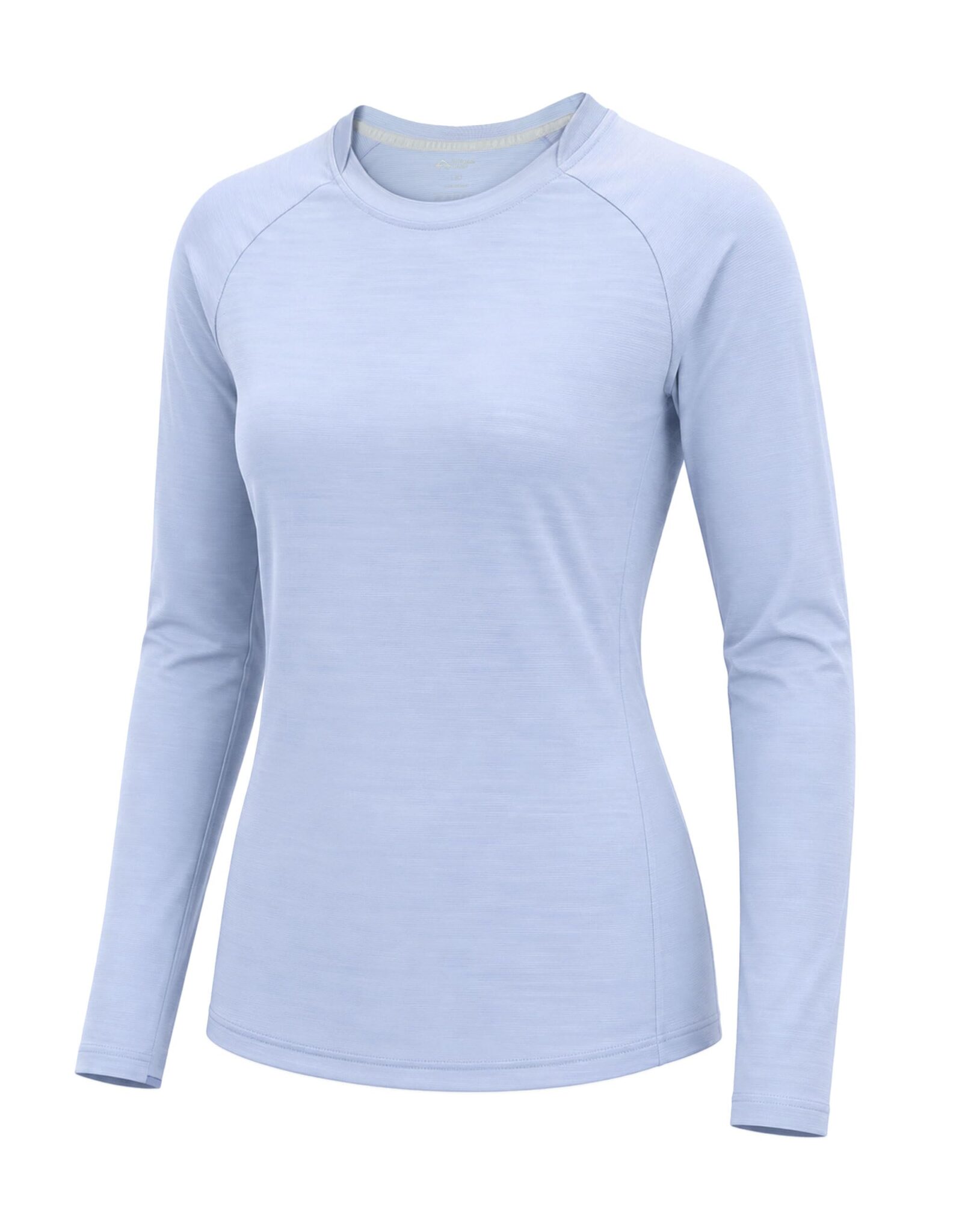 Pioneer Camp Maglietta sportiva da donna, a maniche lunghe, traspirante, a maniche lunghe, ad asciugatura rapida, sportiva, girocollo, con fori per il pollice, camicetta da escurs…