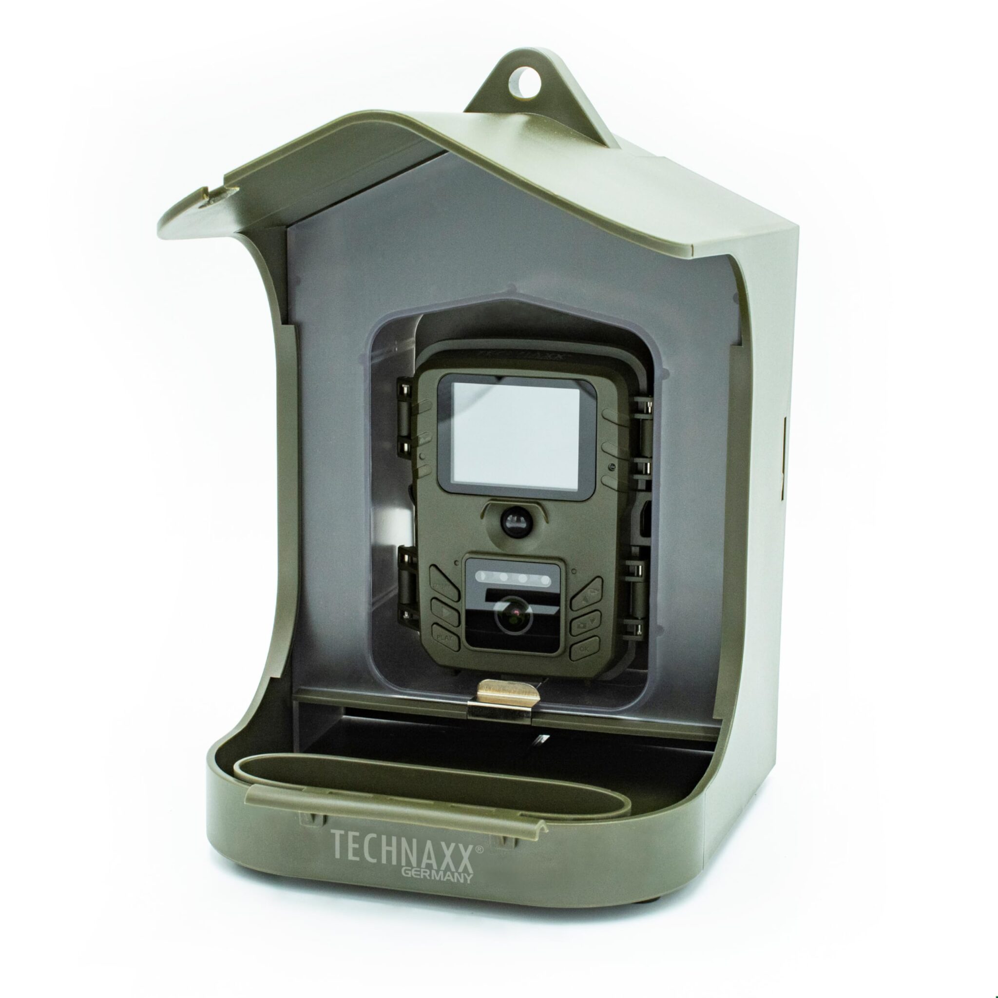 Technaxx Casetta per Uccelli con Telecamera Full HD 1080p – Mangiatoia da Esterno con Angolo 100°, Visione Notturna, Sensore PIR, Slow Motion, IP56 Resistente, Montaggio a Parete…