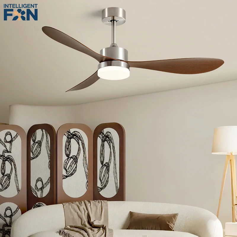 Ventilatore da soffitto da 36/42/52 pollici Ventilatore industriale vintage in ABS con ventilatore decorativo con telecomando leggero Ventilatori grandi retrò
