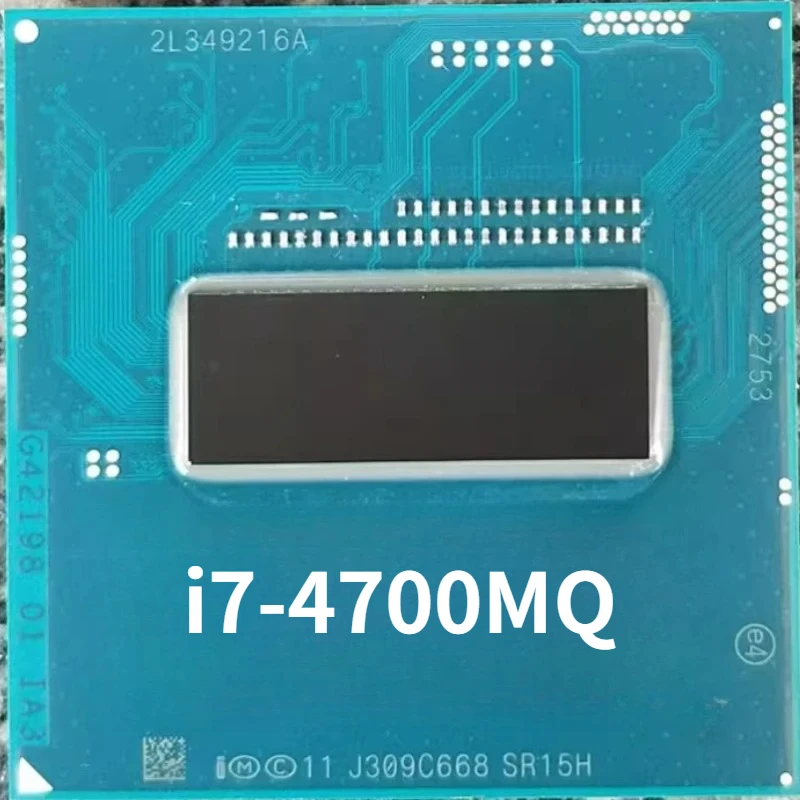 Processore CPU per Computer Core i7-4700MQ 2.4GHz 4 Core 8 Thread SR15H 6M 47W i7 4700MQ Socket G3 / rPGA946B