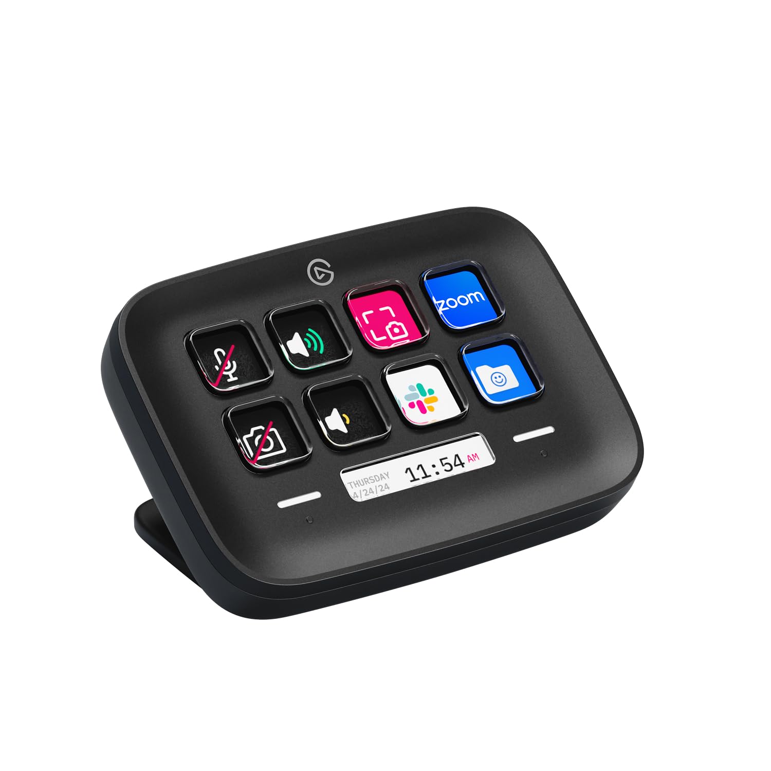 Elgato Stream Deck Neo Black, controller compatto a 8 tasti | 2 Touch Point, automatizza attività ripetitive, compatibile Zoom, Teams, Spotify, Twitch, imballo senza plastica