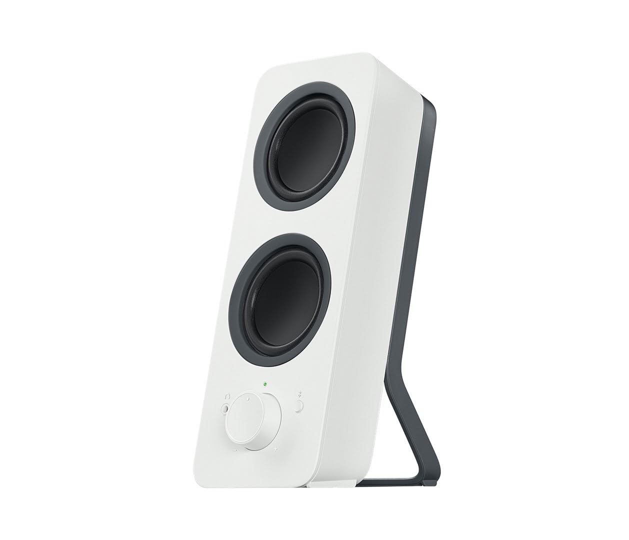 Logitech Z207 Altoparlanti per PC Wireless Bluetooth | Audio Stereo, 10 Watt, Ingresso 3,5 mm, Jack Cuffie, Multidispositivo, Easy Switch, Presa EU/IT, PC/TV/Tablet - Bianco
