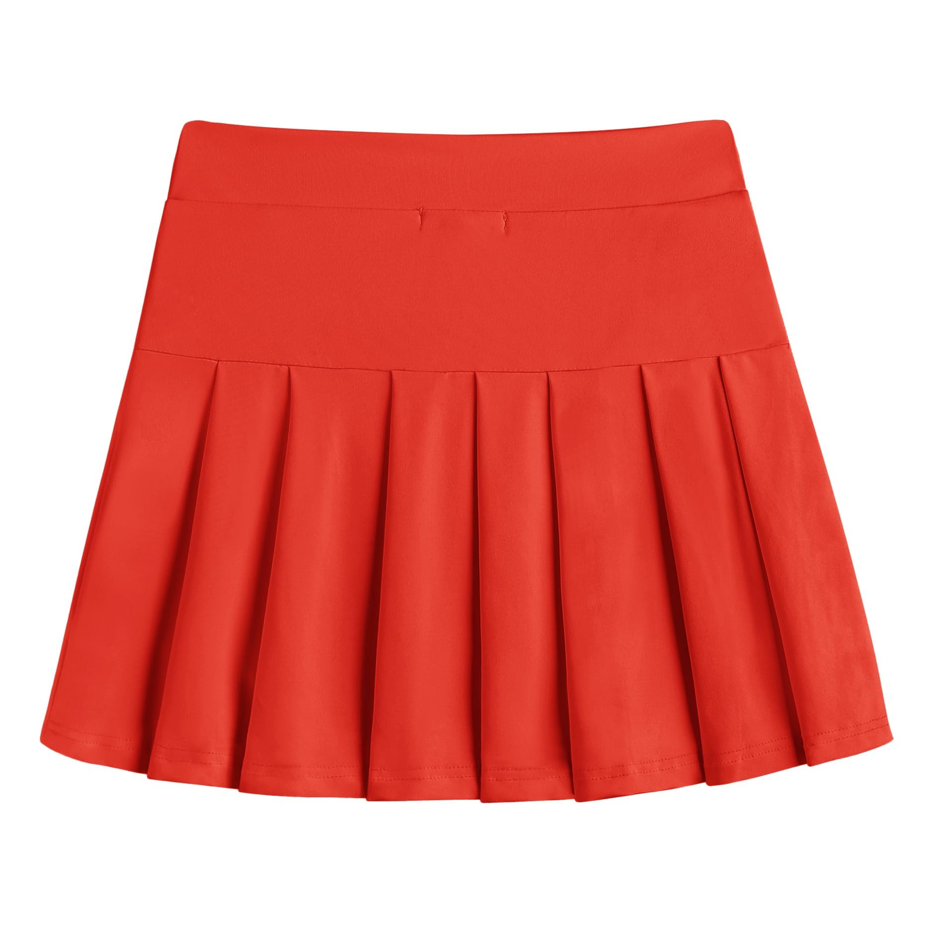 Arshiner Gonna da Bambina Gonna da Tennis Gonna a Pieghe a Vita Alta per Bambini Gonna da Golf Tinta Unita Gonna Sportiva a Pieghe con Tasche Pantaloni Interni Casual 6-13 Anni