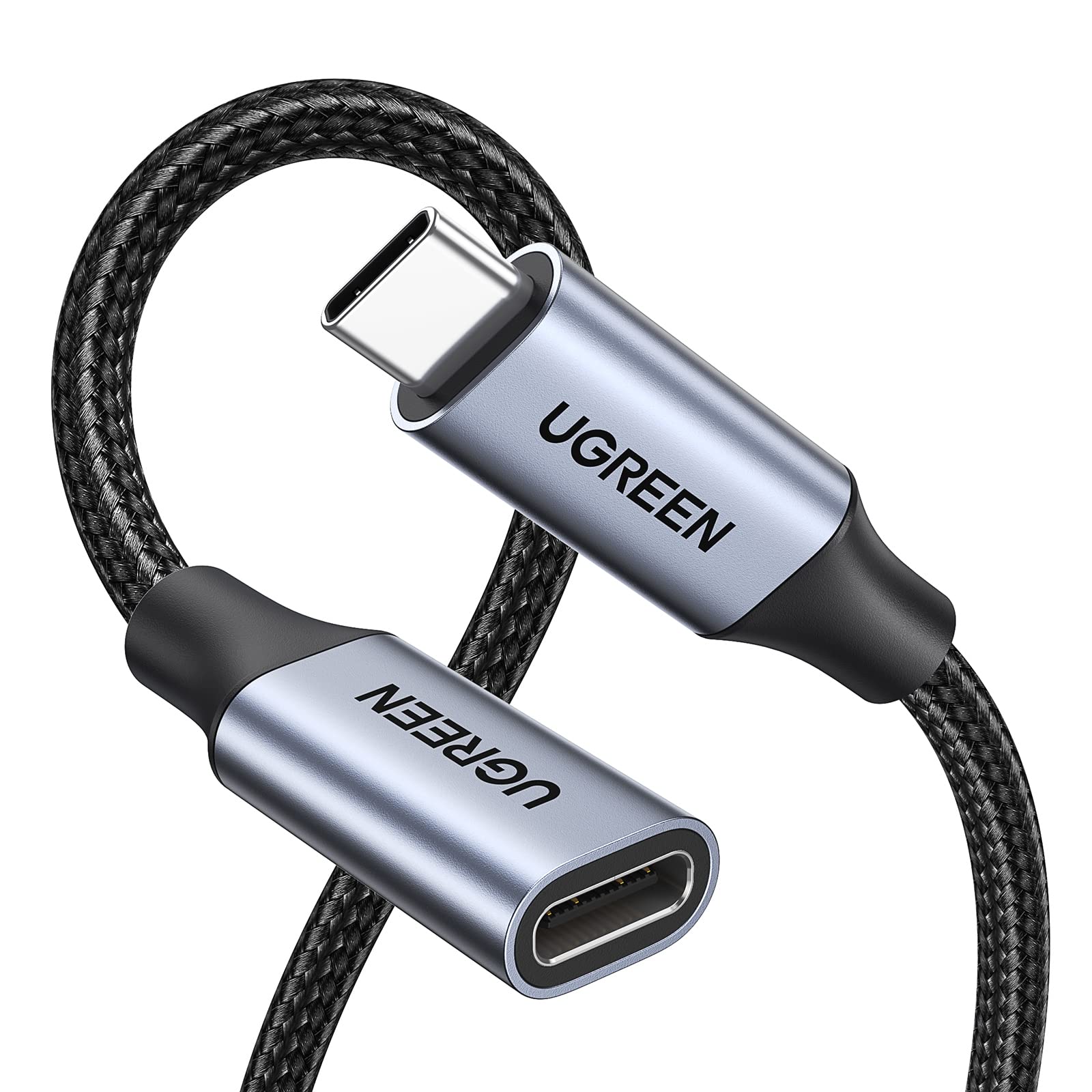 UGREEN Nexode Cavo Type C Video 4K@60Hz USB 3.2 Prolunga 10Gbps 100W | Type C Ricarica Rapida, Compatible con iPhone 17 Pro Max Air/16/15, iPad, Galaxy S26/S25, Pixel 10/9, ecc. (…
