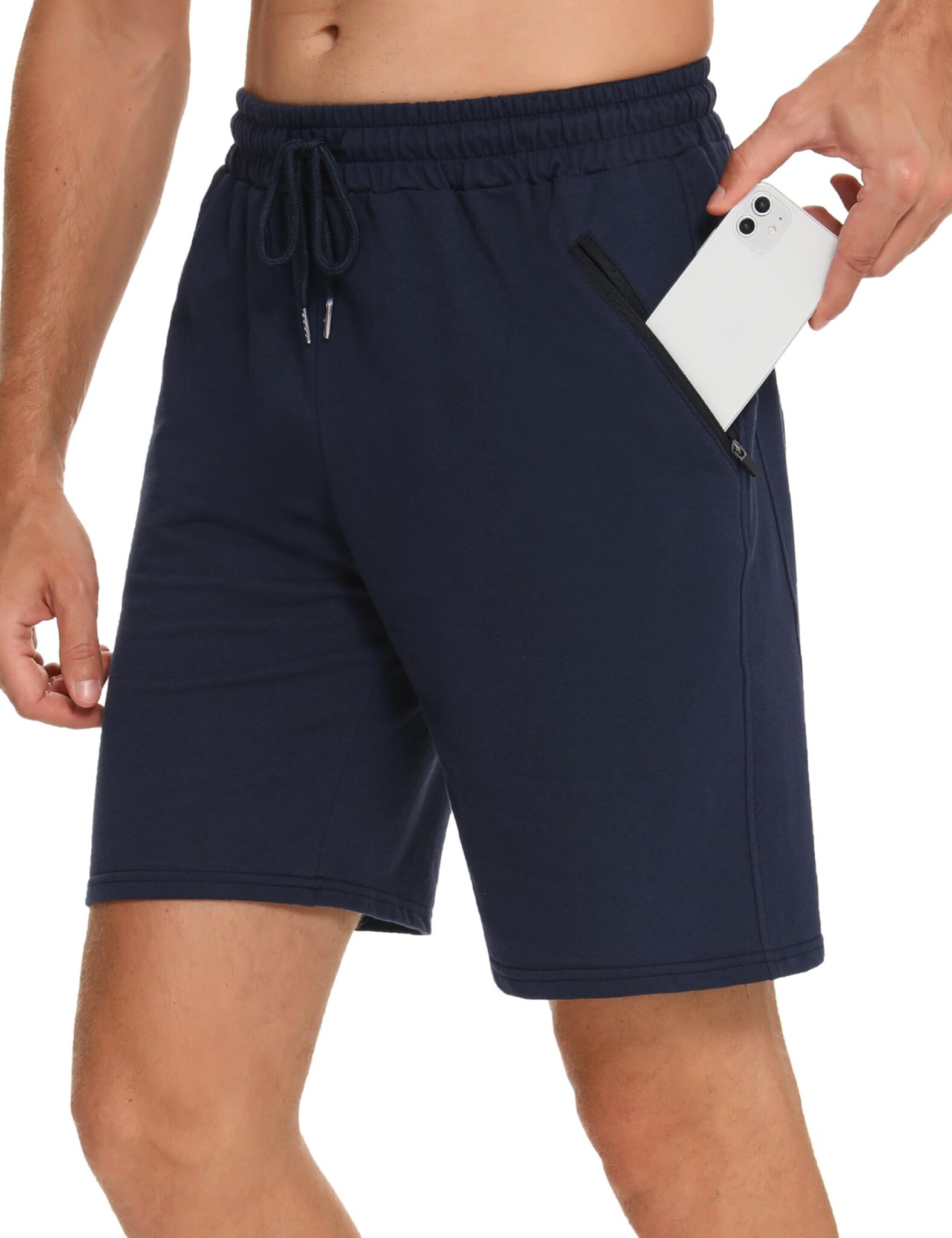 Wayleb Pantaloncini Uomo Sportivi Pantaloni Corti Cotone Shorts Uomo Estivi Bermuda con Tasche per Palestra Basket Running