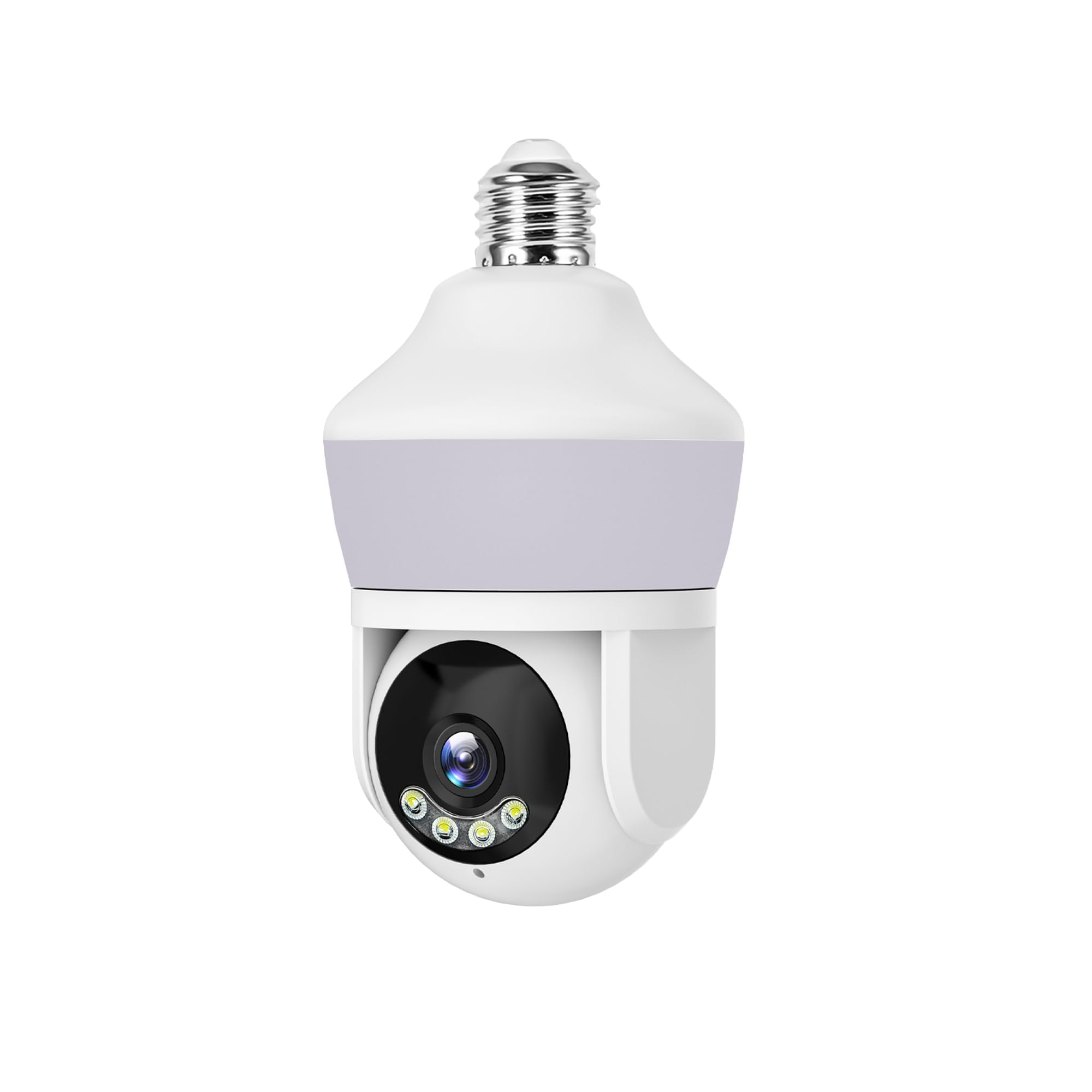 ONNO Cámara Seguridad Bombilla 1080P Inalámbrica Interior Exterior, 355° Panorámica WiFi Detección Movimiento, Audio Bidireccional, Visión Nocturna Color, Casquillo E27 Instalació…