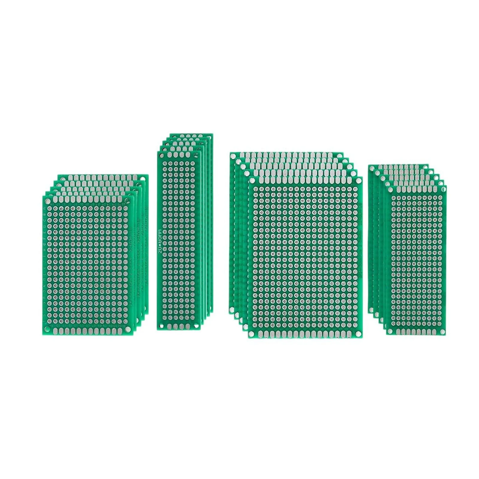 10 pz Doppio Lato PCB 2X8 3X7 4X6 5X7 Prototipo di Circuito Protoboard Universale Stripboard Stampato