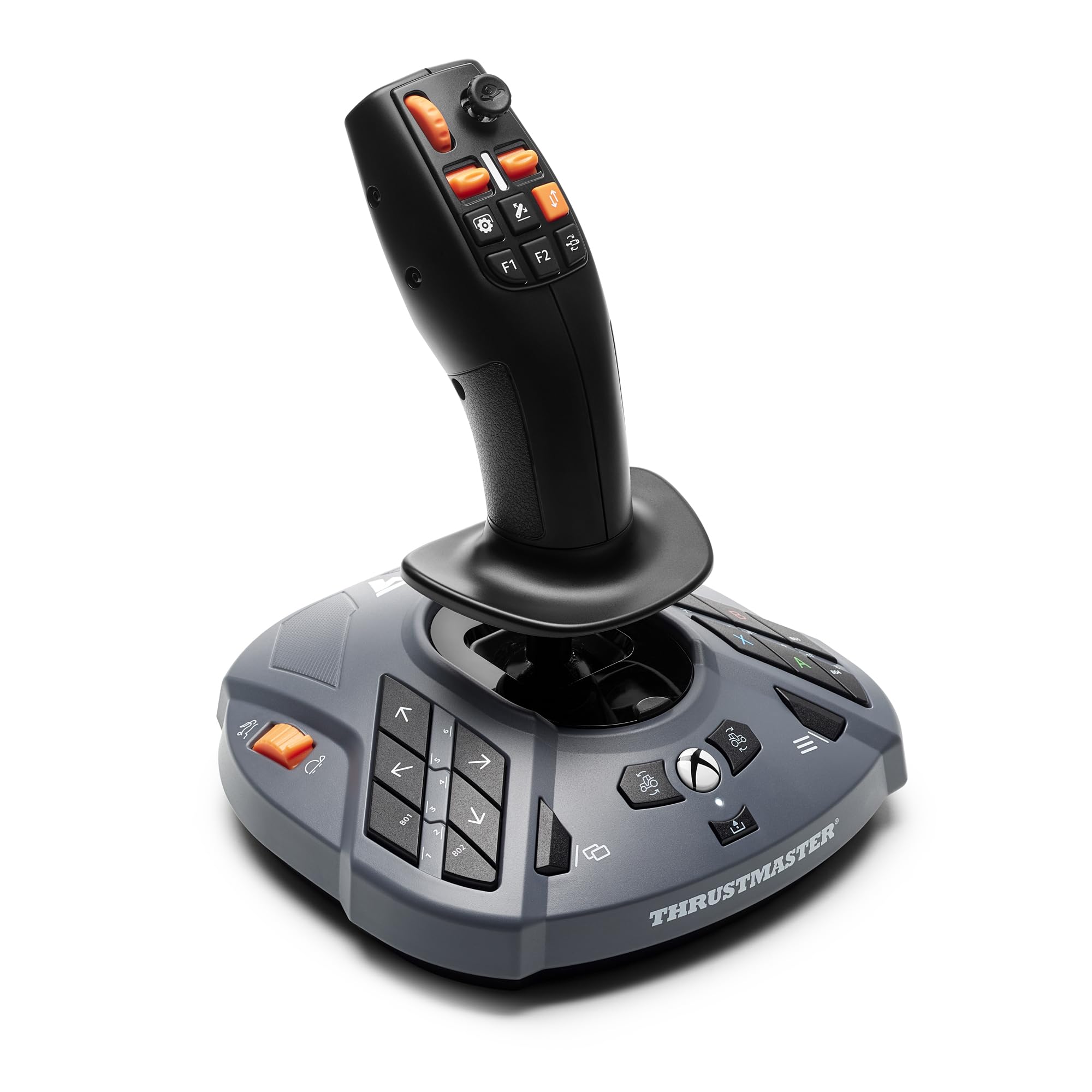 Thrustmaster SimTask FarmStick - Joystick Multifunzione - XBOX & PC | Joystick a 3 assi, Plug & Play in Farming Simulator 25, 33 pulsanti azione, acceleratore a mano, sensori effe…