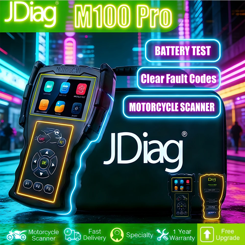 JDiag M100 Pro Strumento Diagnostico Moto OBD OBD2 Lettore di Codice Scanner Per BMW KTM Honda Kawasaki Yamaha Suzuki KTM D87/88